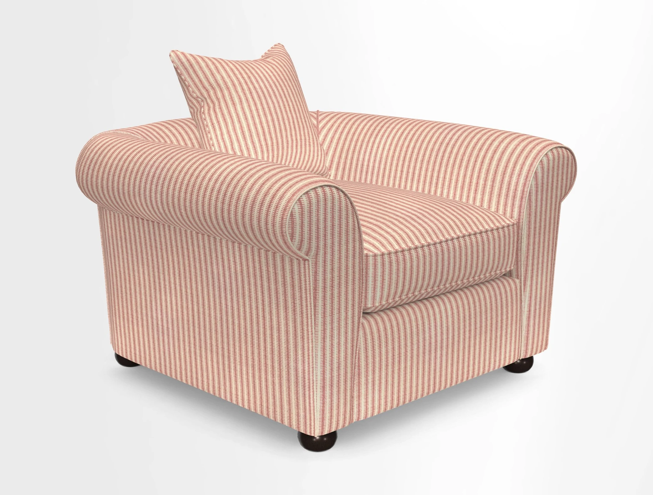 Lewes Chair in Two Tone Plain Biscuit