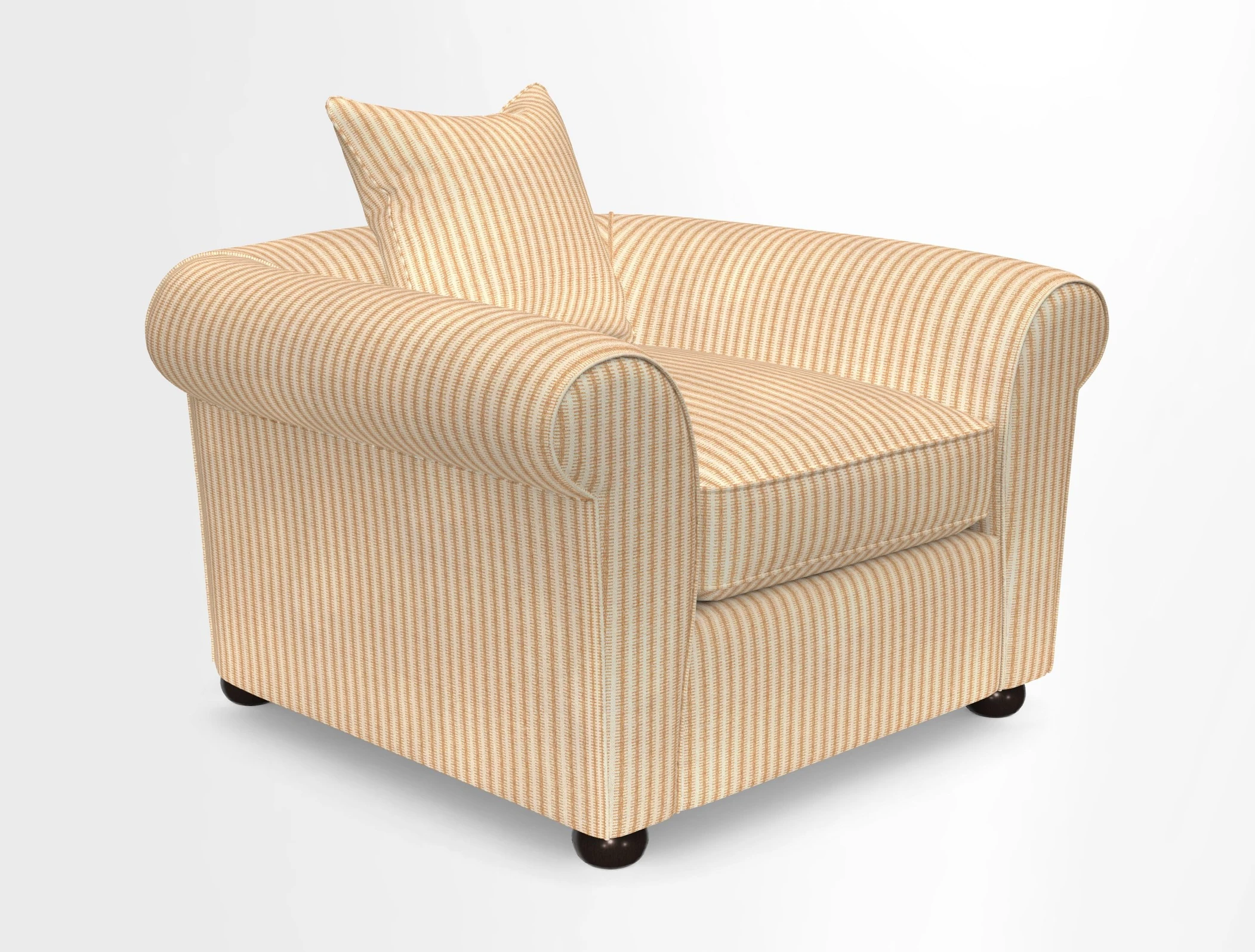 Lewes Chair in Two Tone Plain Biscuit