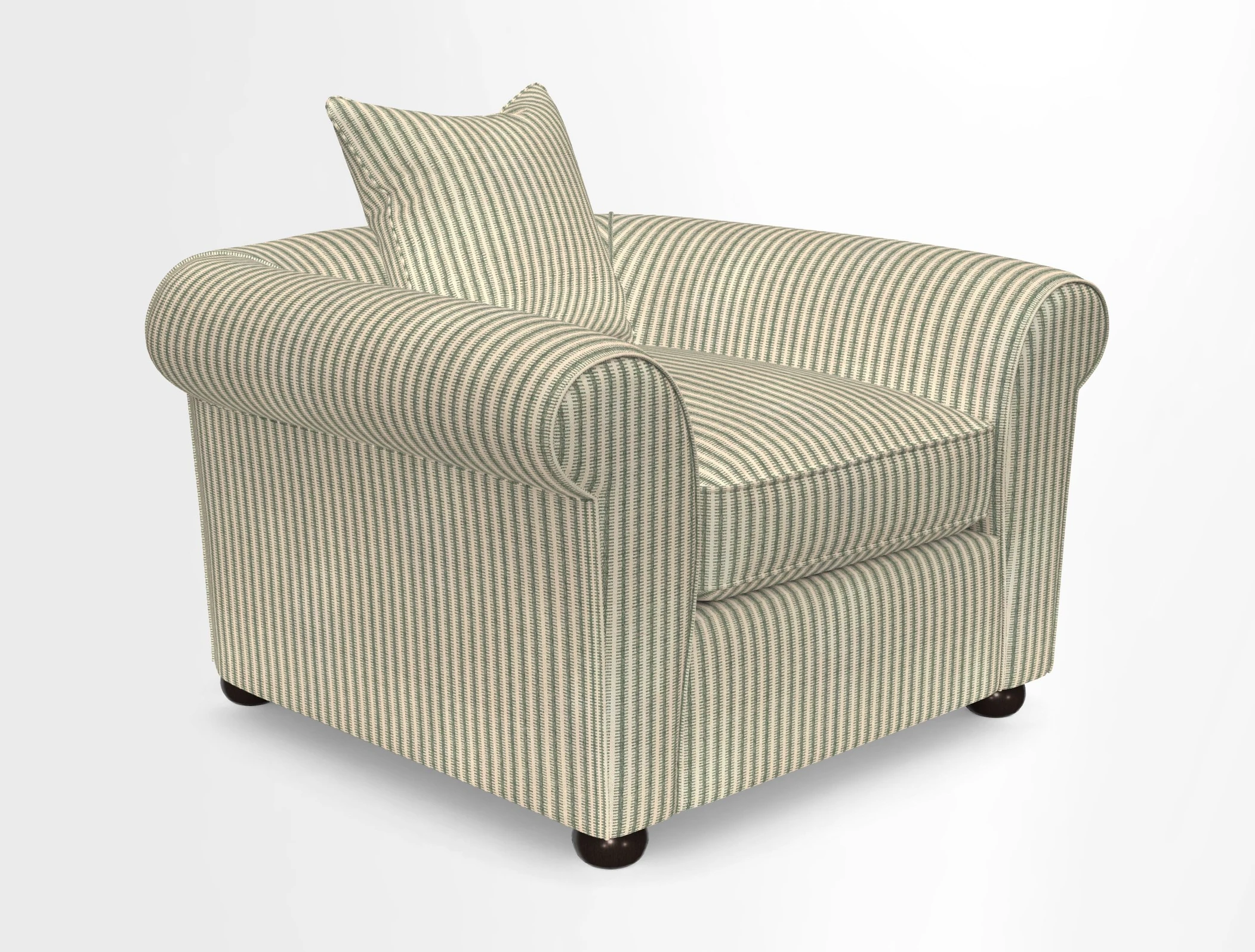 Lewes Chair in Two Tone Plain Biscuit