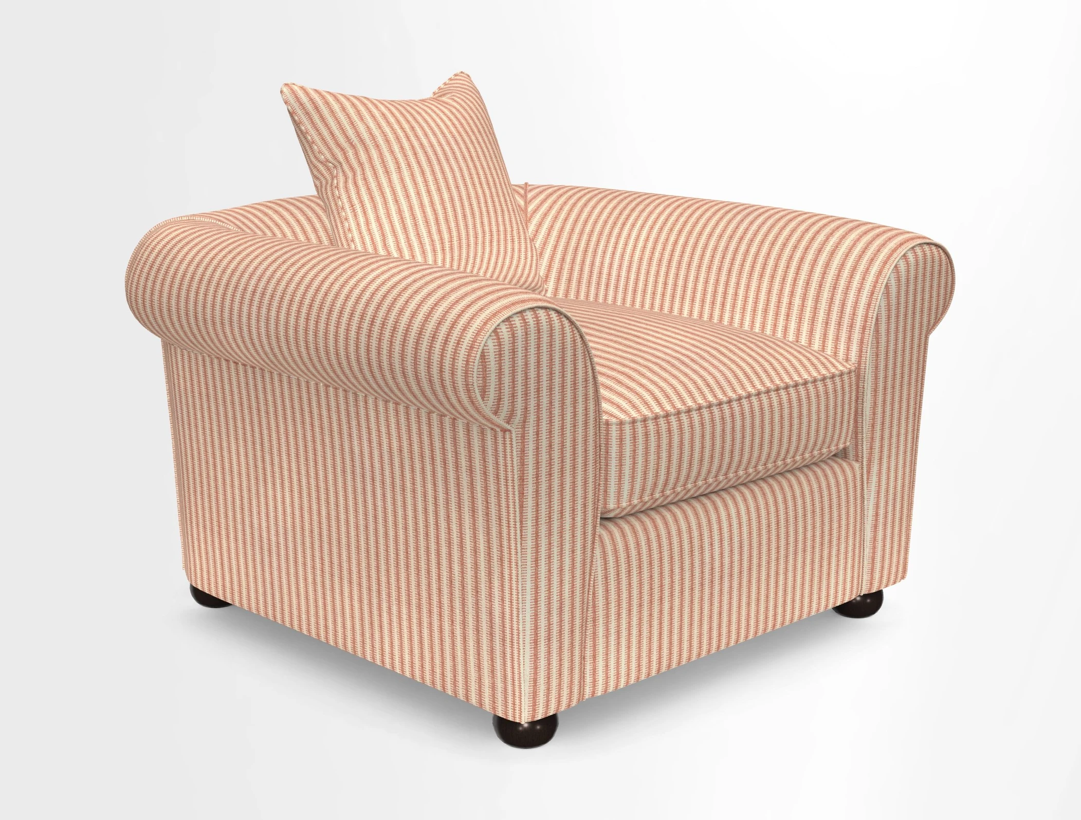 Lewes Chair in Two Tone Plain Biscuit