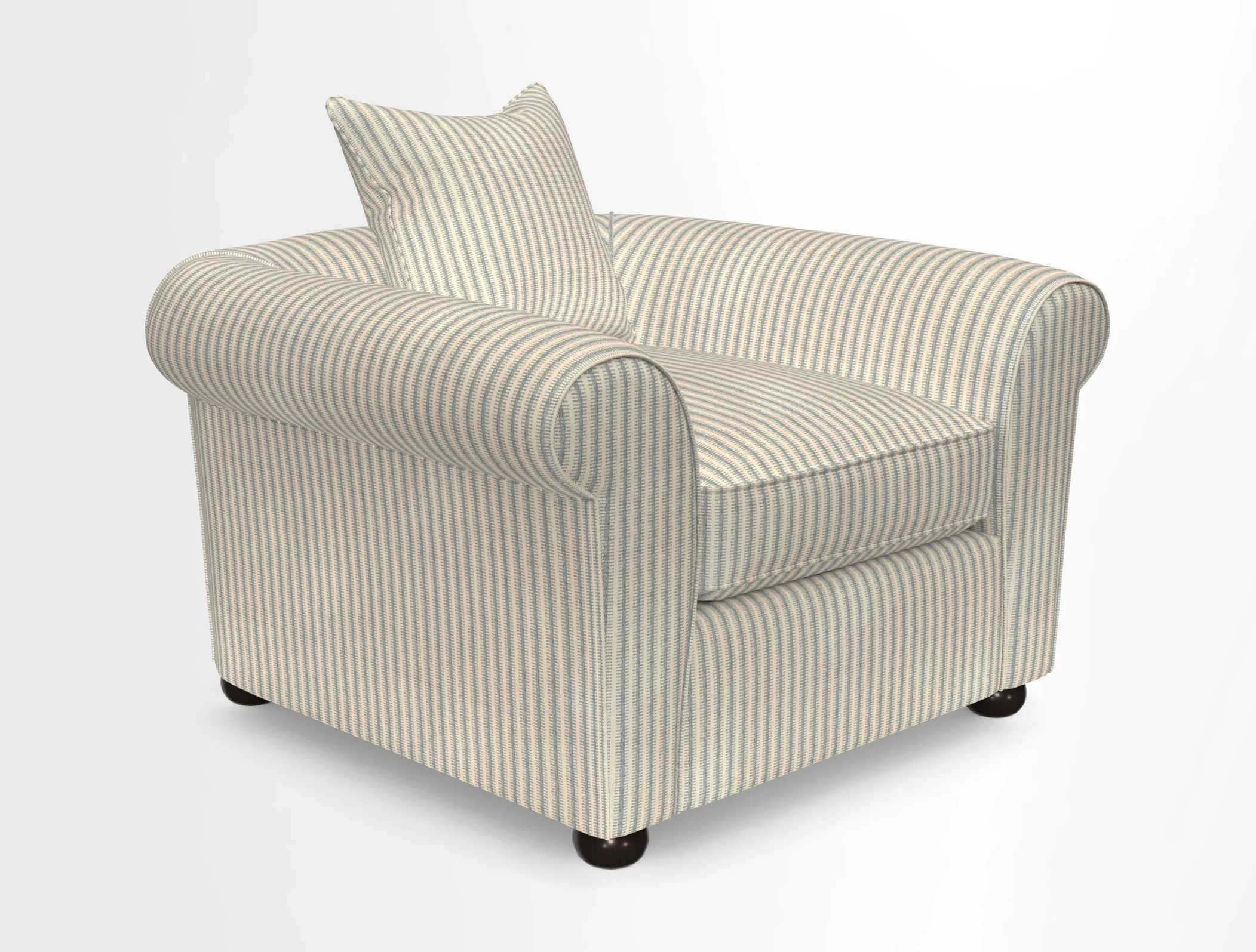Lewes Chair in Two Tone Plain Biscuit