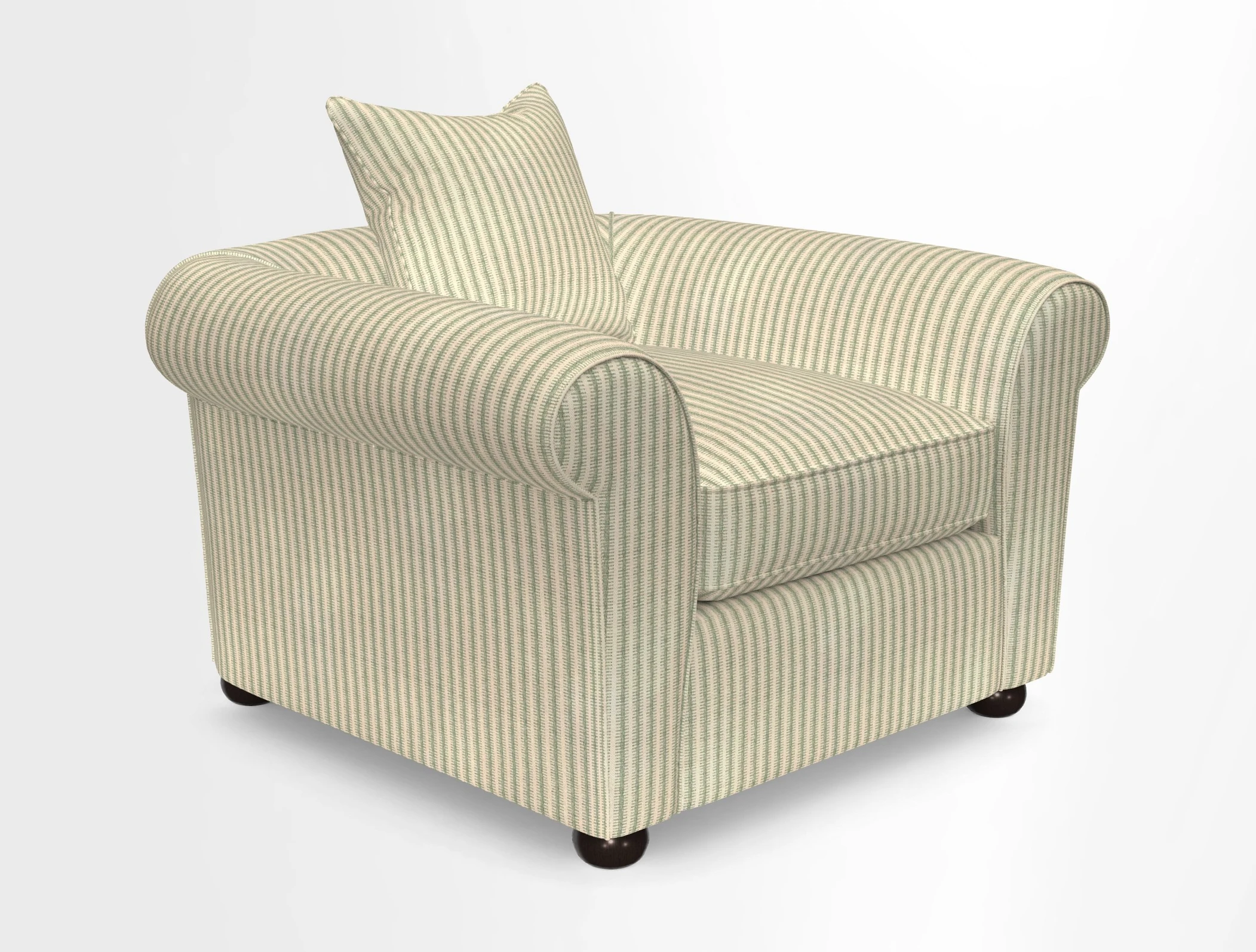 Lewes Chair in Two Tone Plain Biscuit