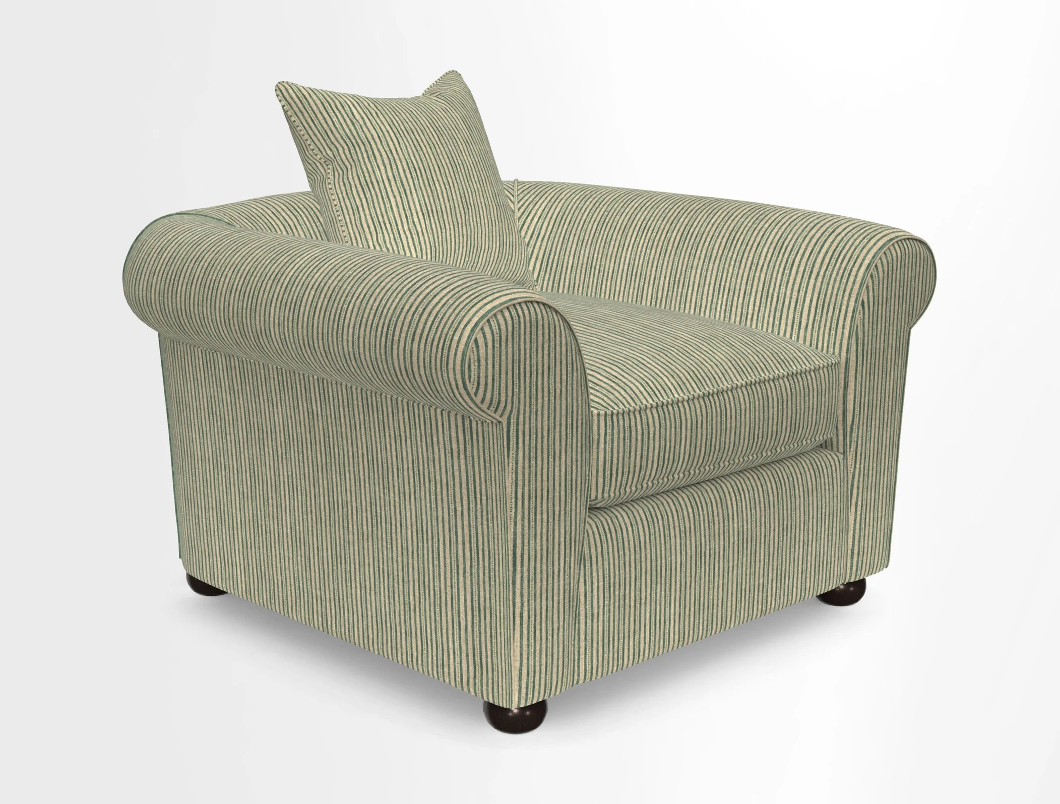 Lewes Chair in Two Tone Plain Biscuit