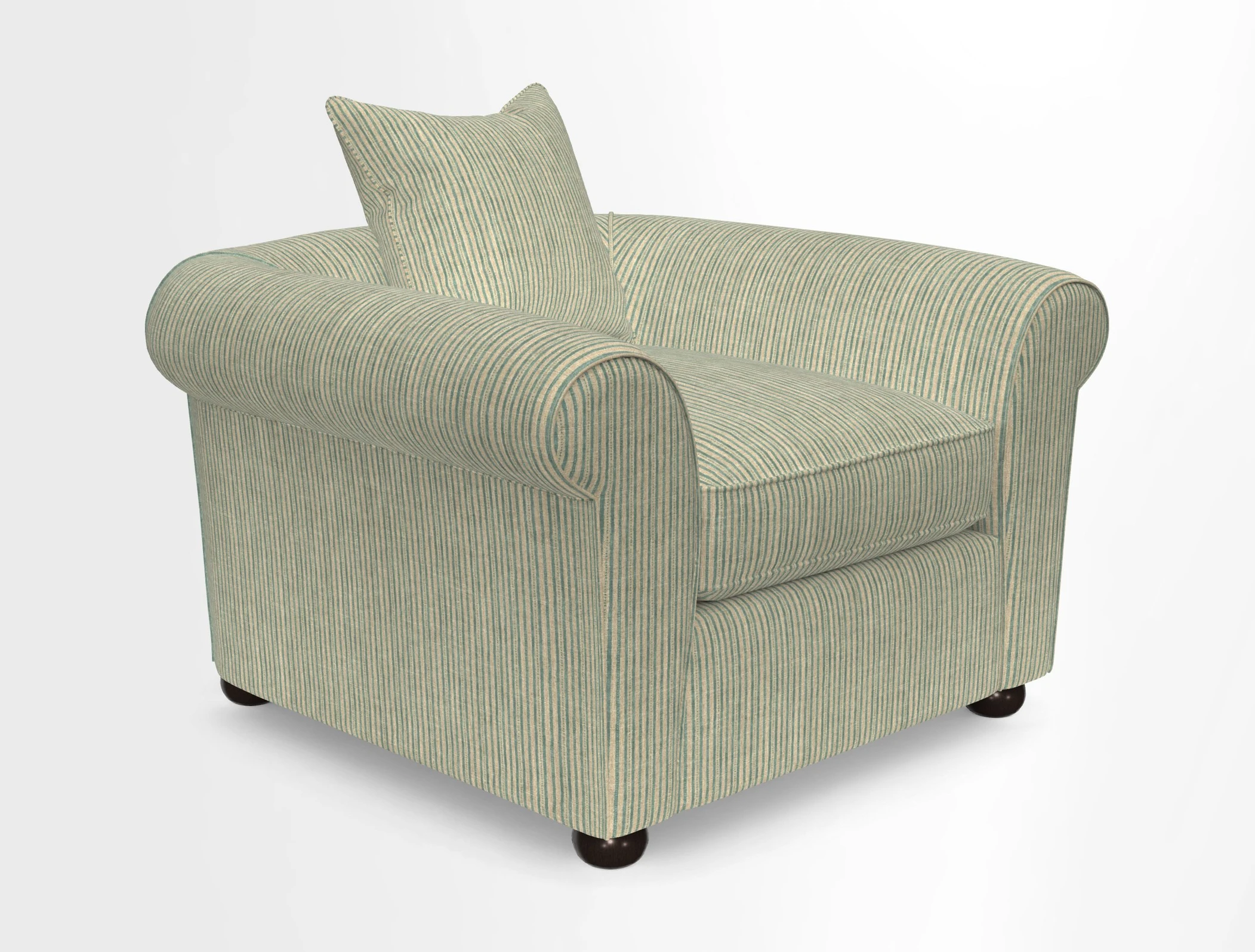 Lewes Chair in Two Tone Plain Biscuit