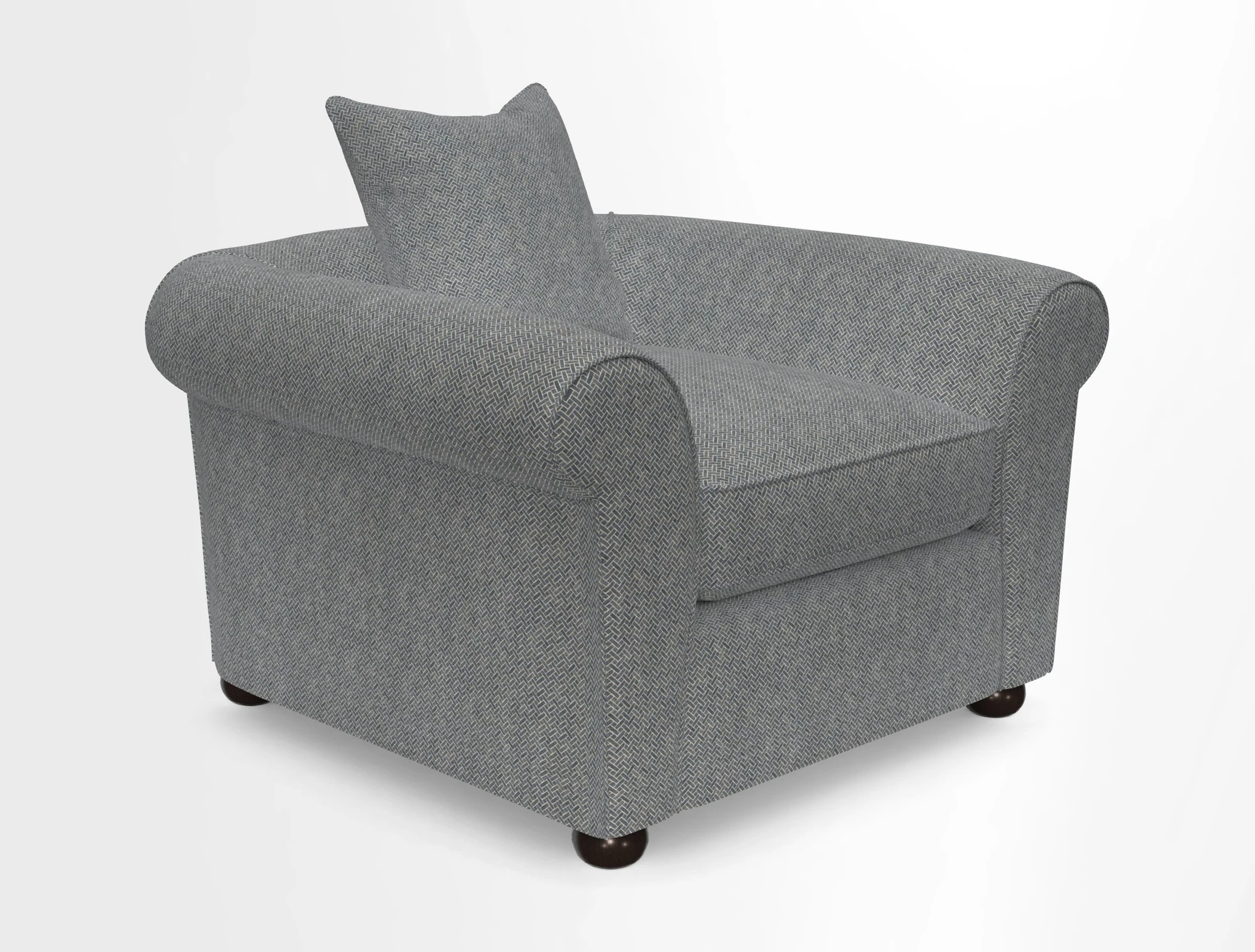 Lewes Chair in Two Tone Plain Biscuit