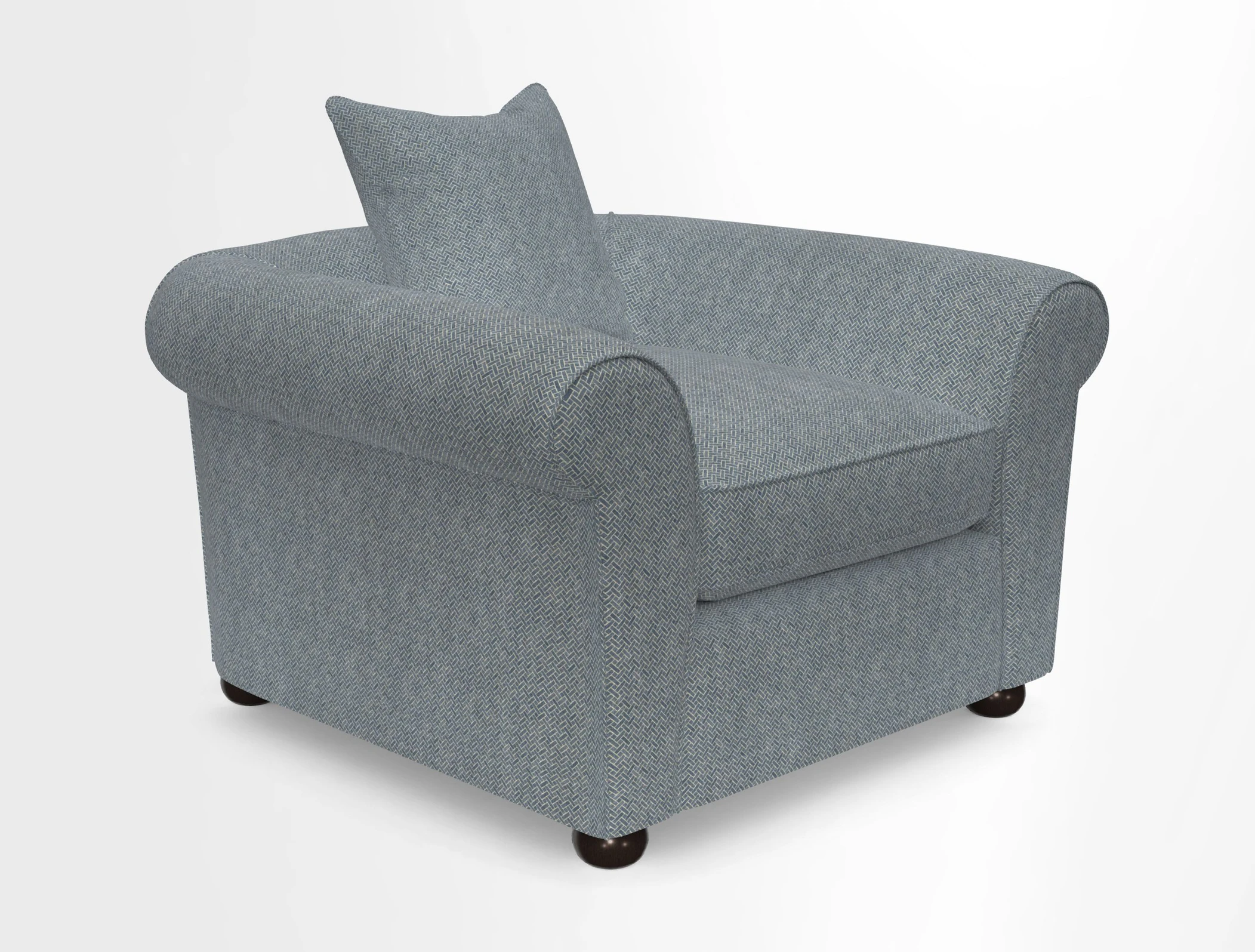 Lewes Chair in Two Tone Plain Biscuit