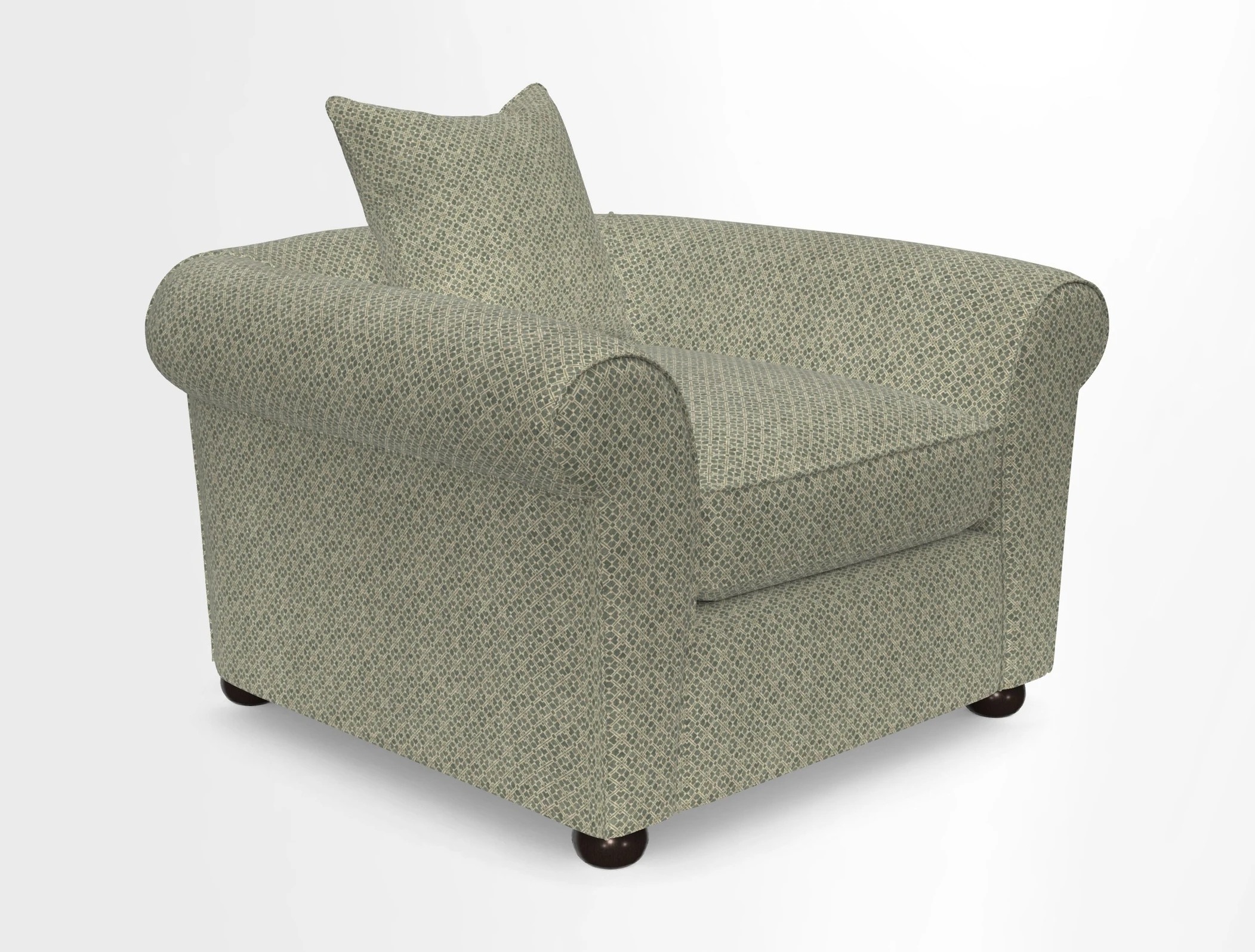 Lewes Chair in Two Tone Plain Biscuit