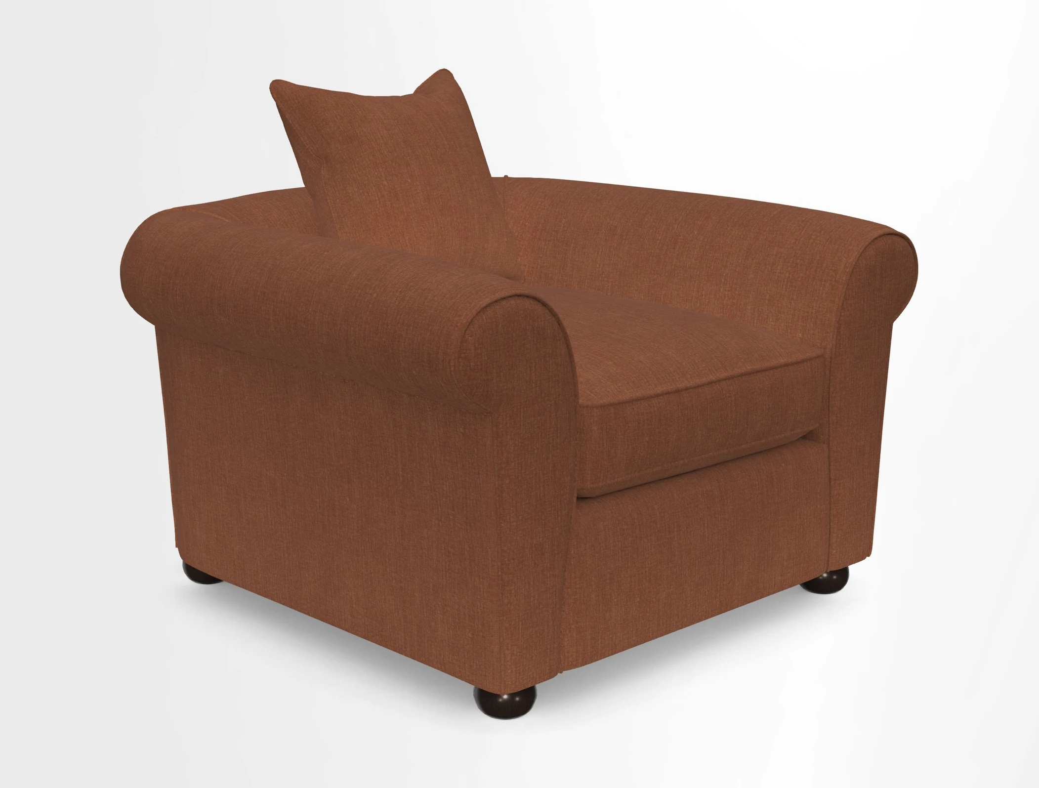 Lewes Chair in Two Tone Plain Biscuit