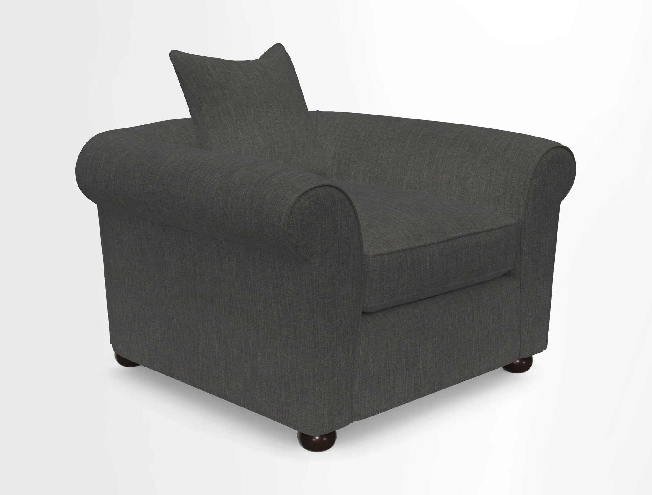 Lewes Chair in Two Tone Plain Biscuit