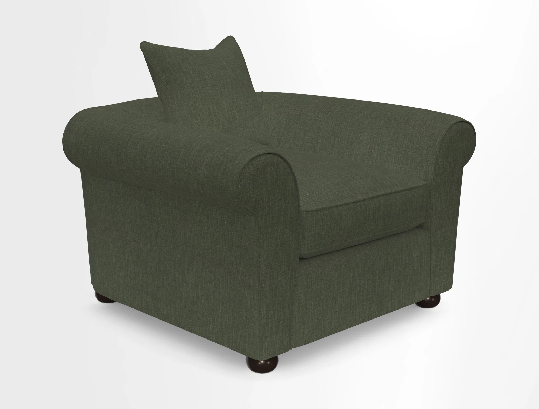 Lewes Chair in Two Tone Plain Biscuit