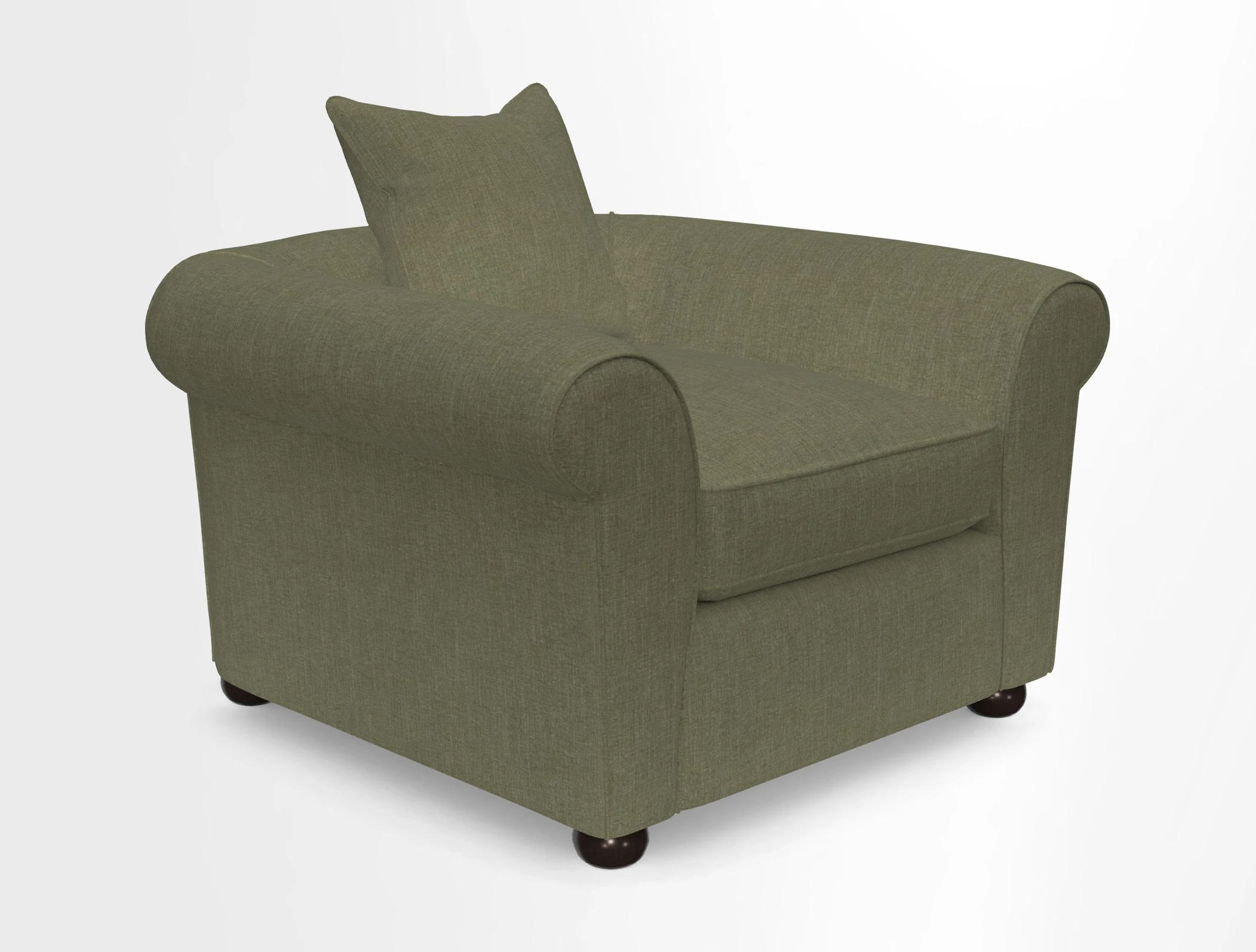 Lewes Chair in Two Tone Plain Biscuit