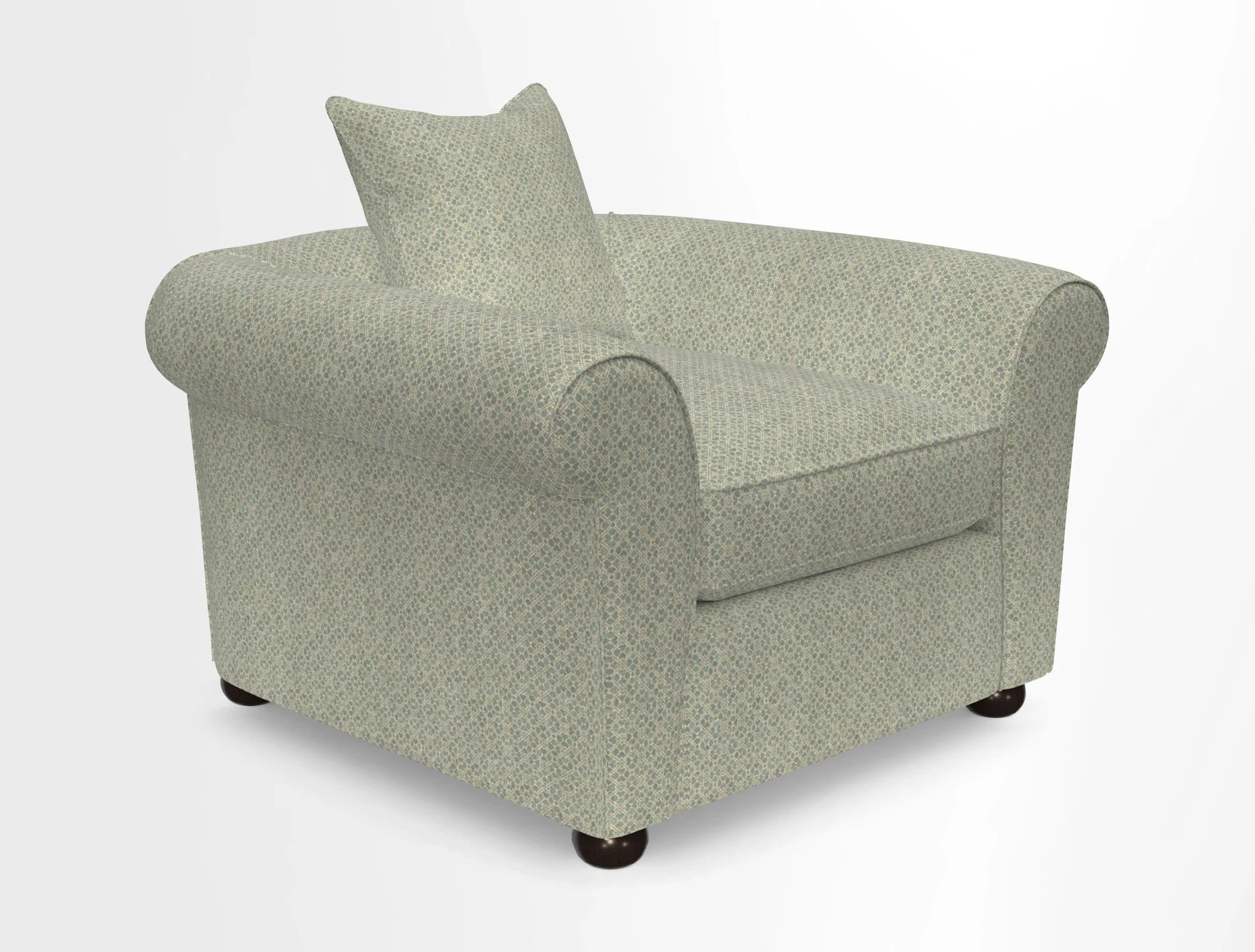 Lewes Chair in Two Tone Plain Biscuit