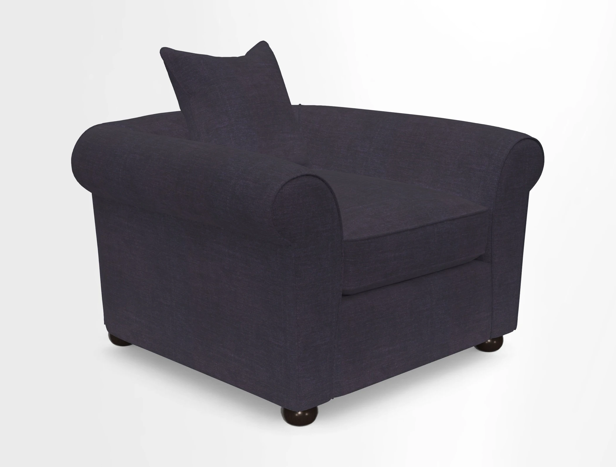 Lewes Chair in Two Tone Plain Biscuit