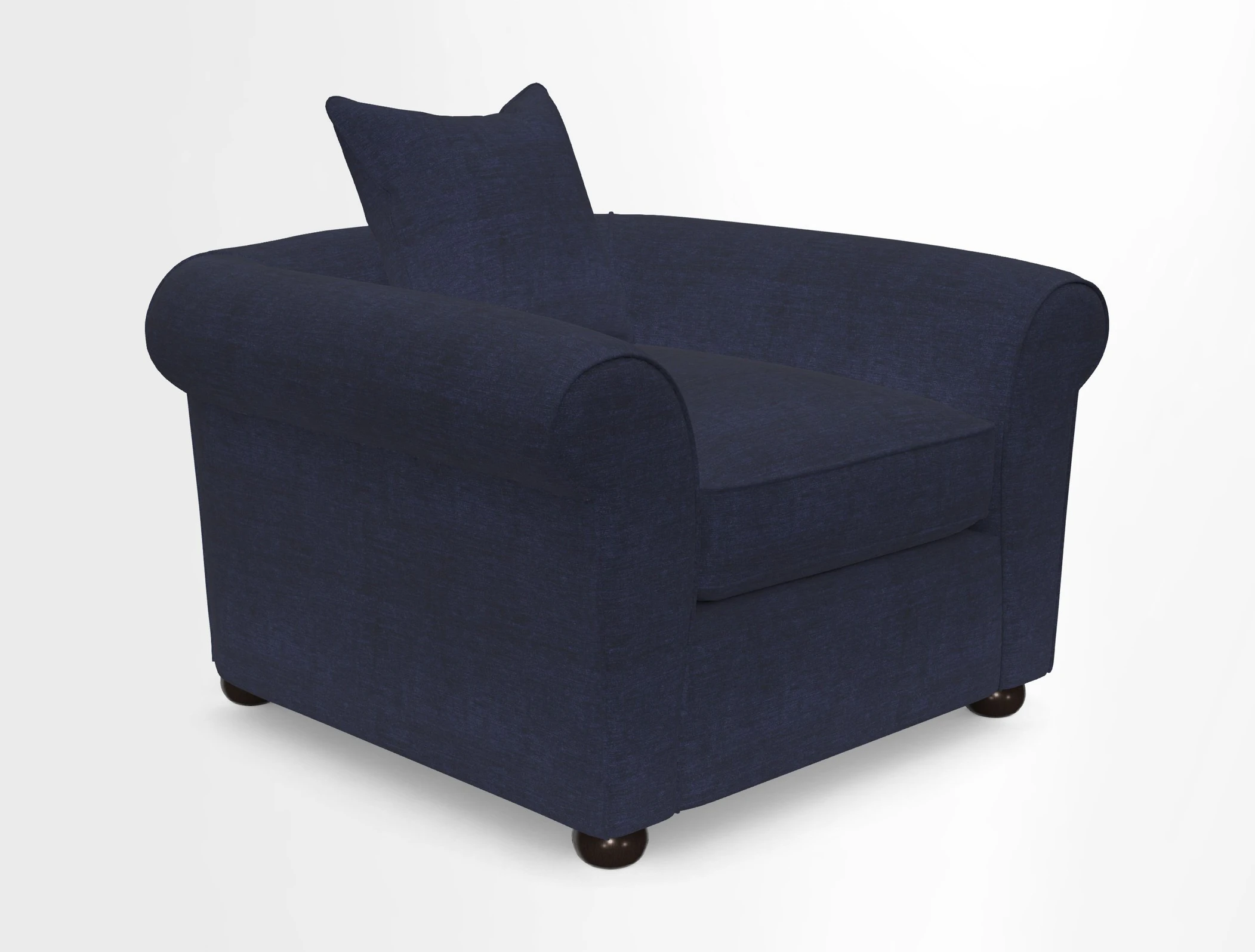 Lewes Chair in Two Tone Plain Biscuit