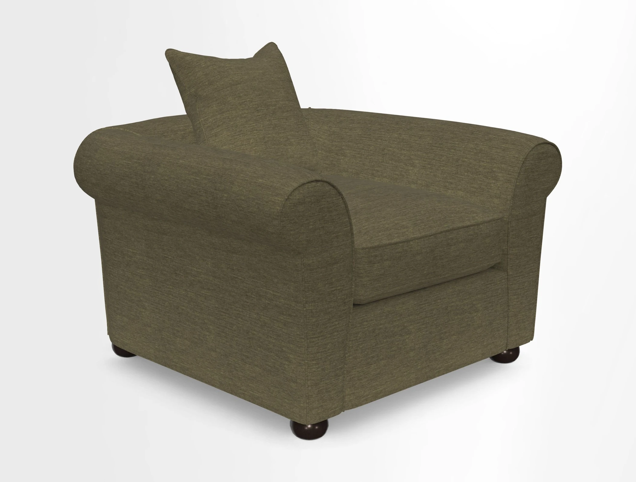 Lewes Chair in Two Tone Plain Biscuit