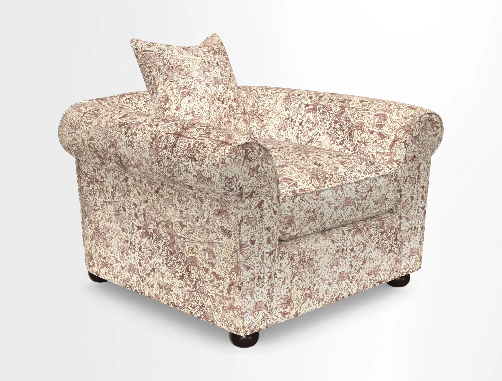 Lewes Chair in Two Tone Plain Biscuit