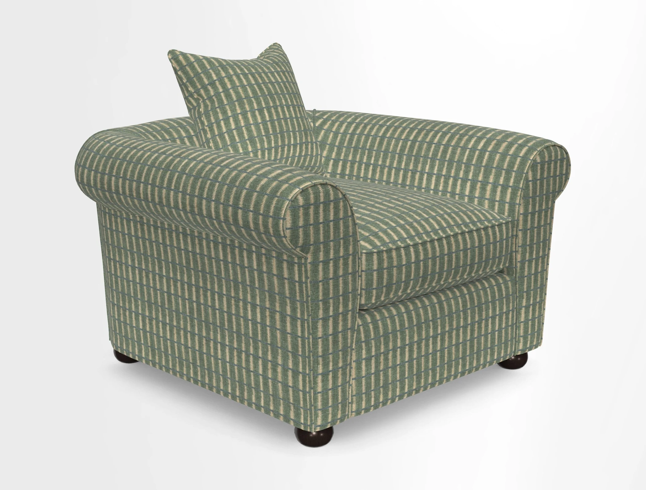 Lewes Chair in Two Tone Plain Biscuit