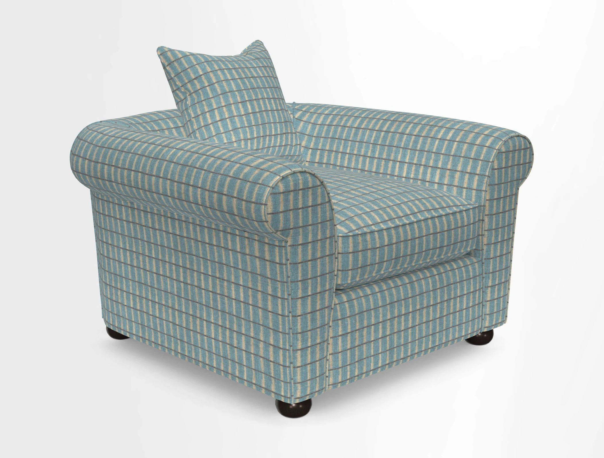 Lewes Chair in Two Tone Plain Biscuit