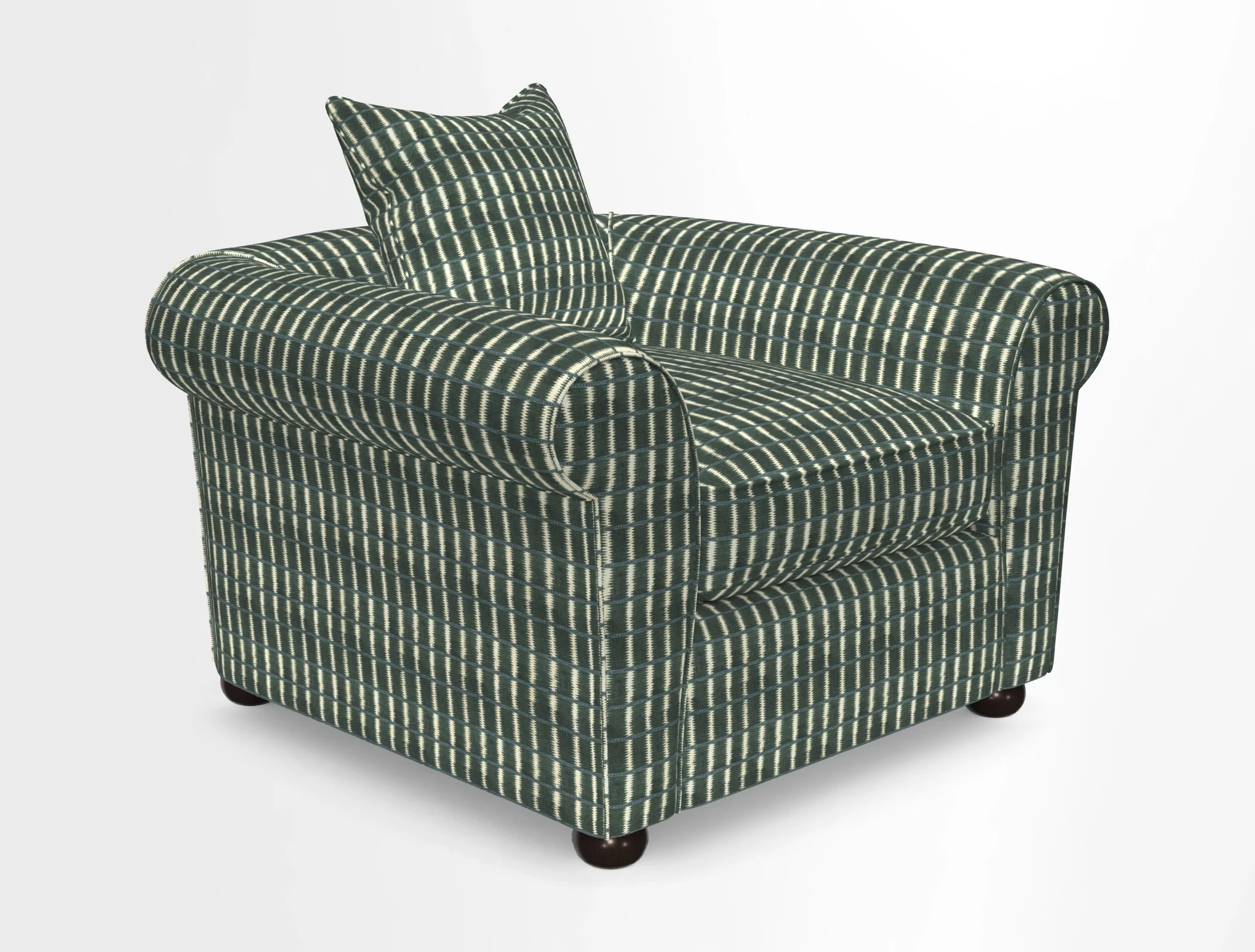 Lewes Chair in Two Tone Plain Biscuit