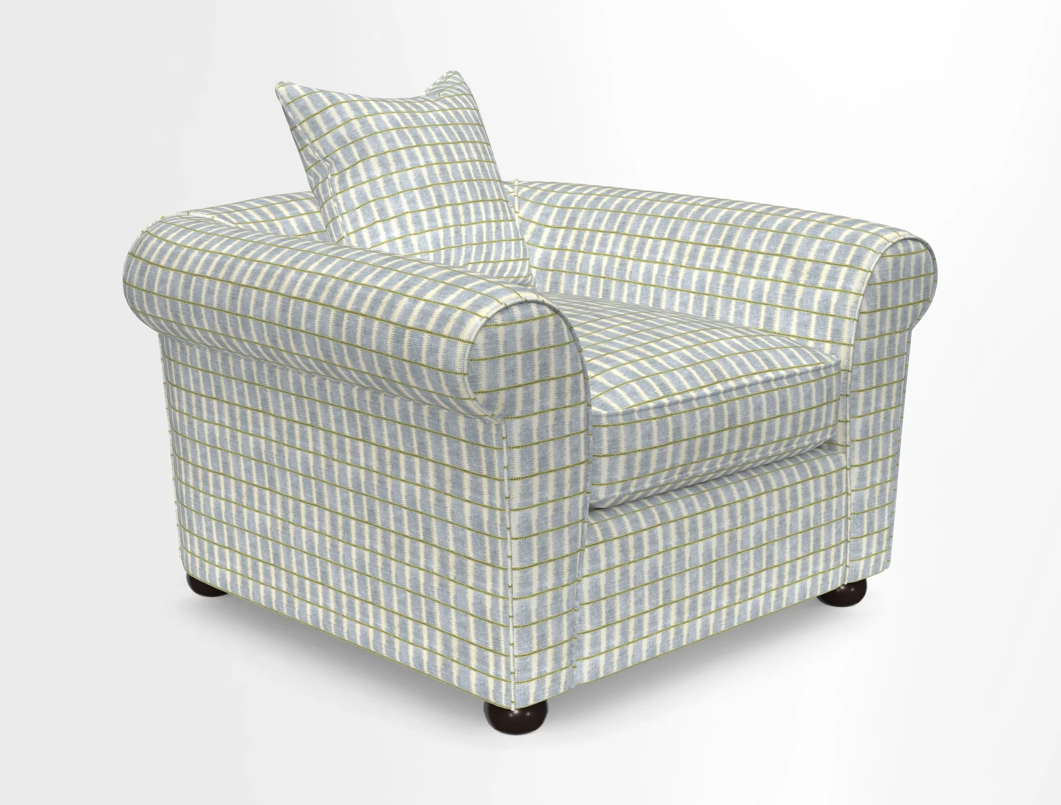 Lewes Chair in Two Tone Plain Biscuit