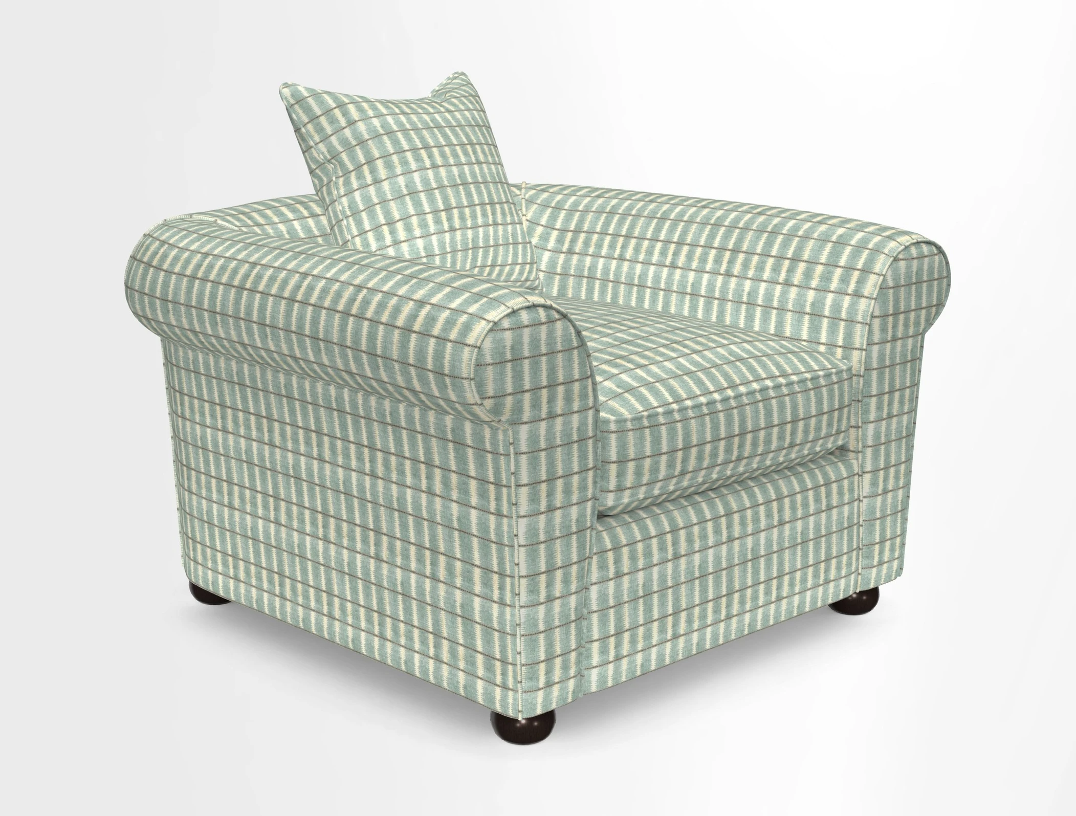Lewes Chair in Two Tone Plain Biscuit