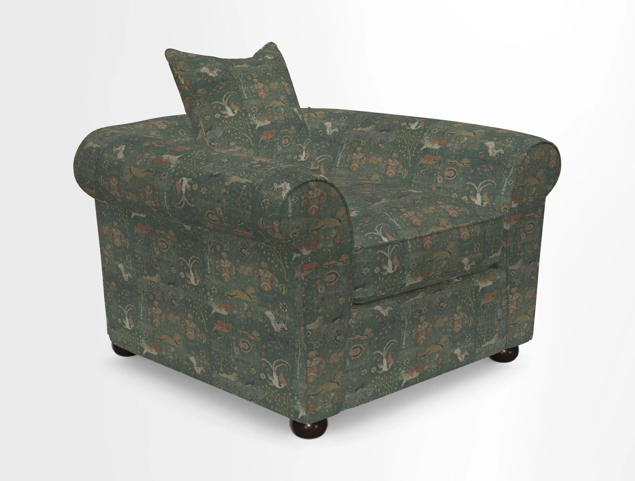 Lewes Chair in Two Tone Plain Biscuit