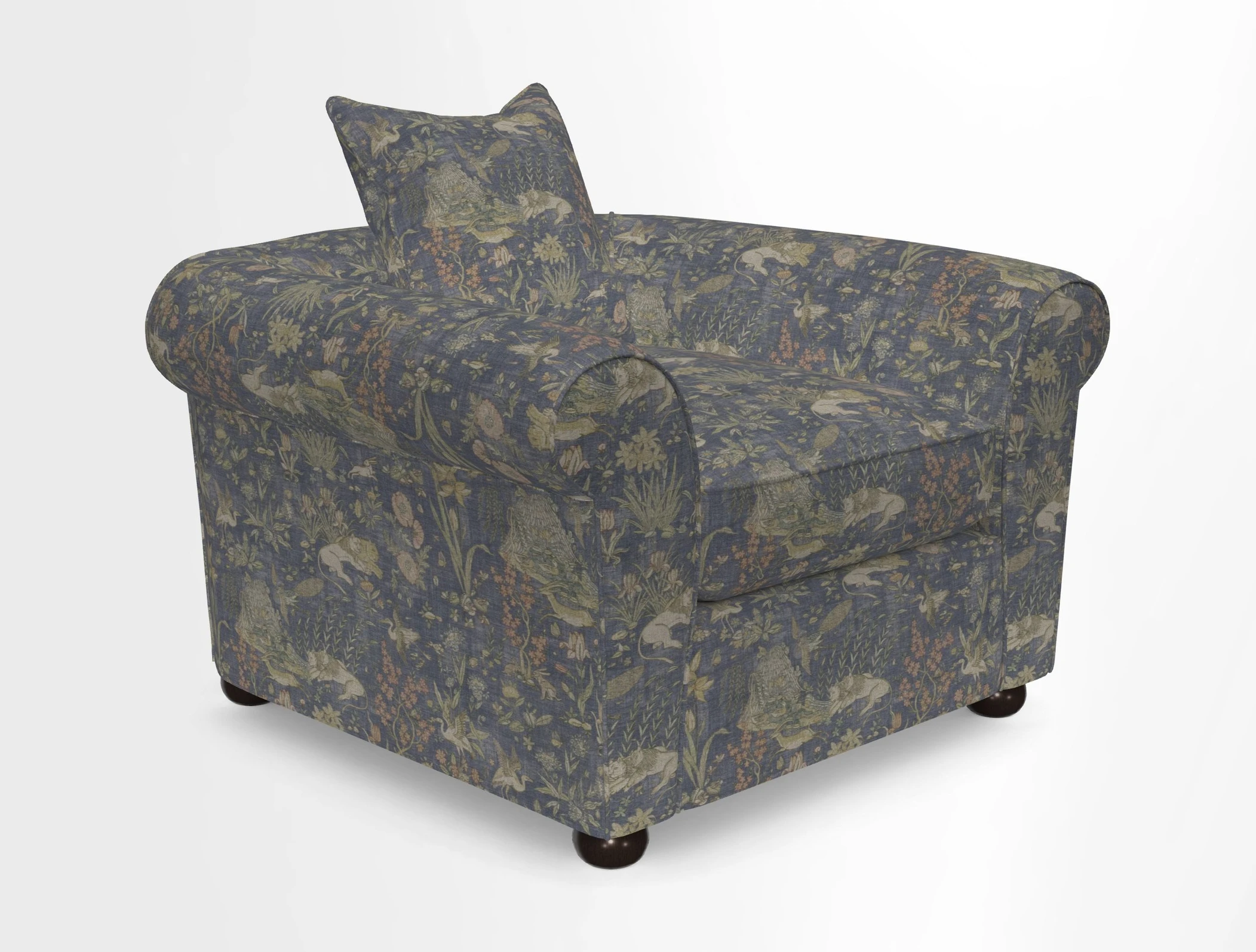Lewes Chair in Two Tone Plain Biscuit