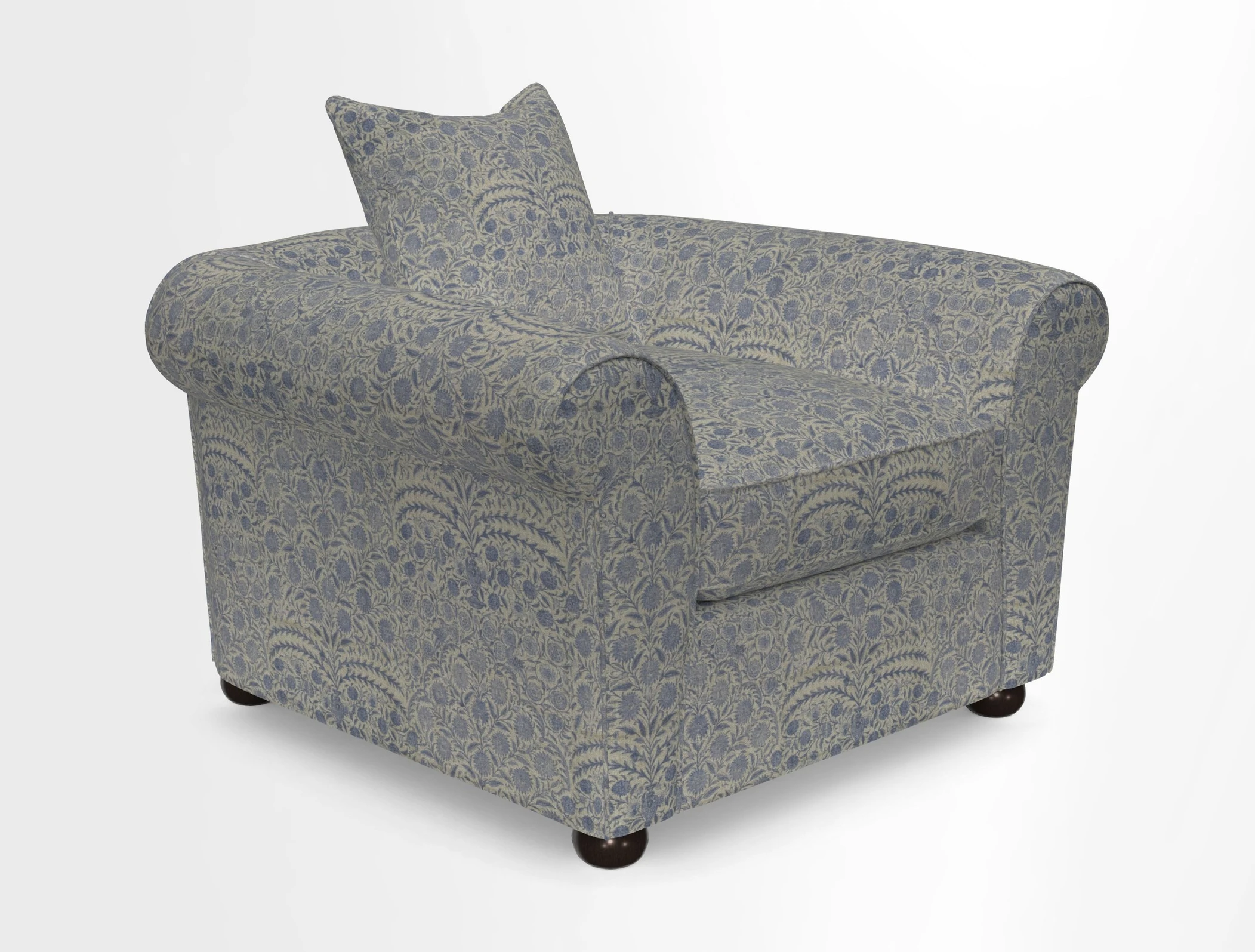 Lewes Chair in Two Tone Plain Biscuit