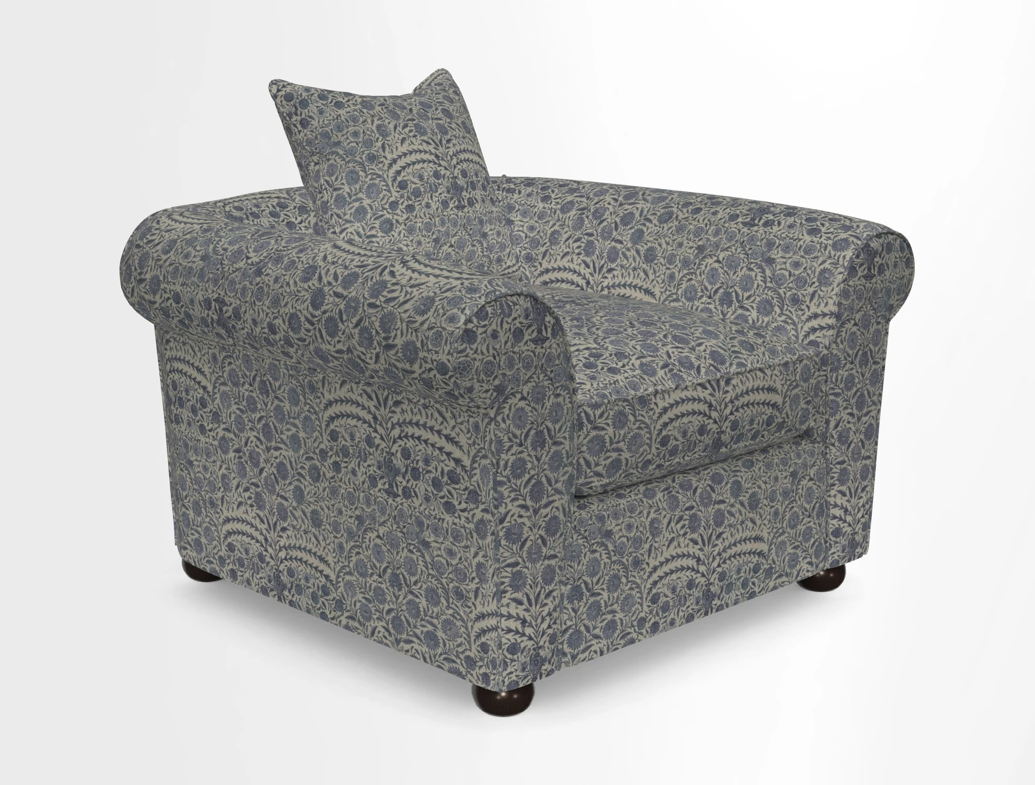 Lewes Chair in Two Tone Plain Biscuit