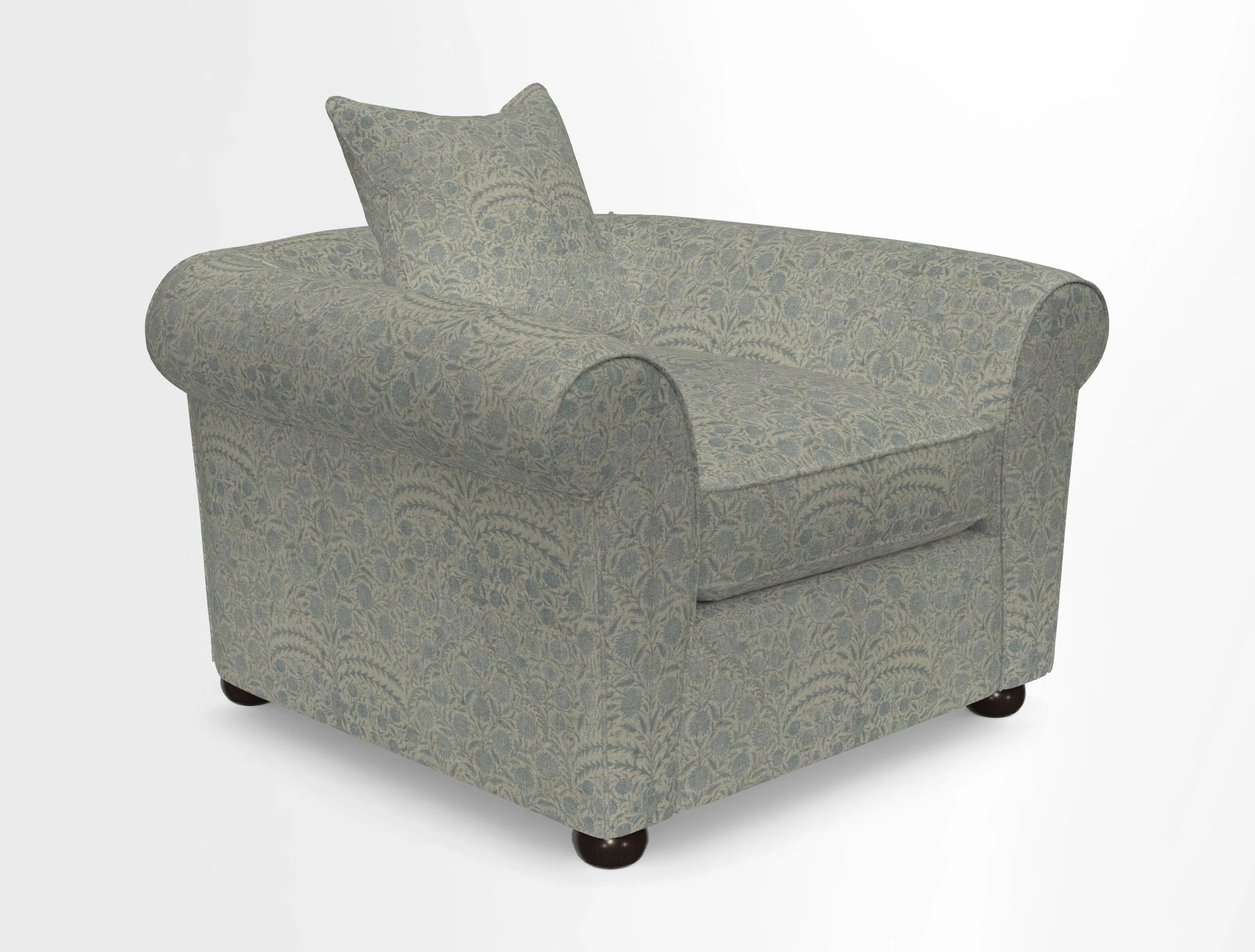 Lewes Chair in Two Tone Plain Biscuit
