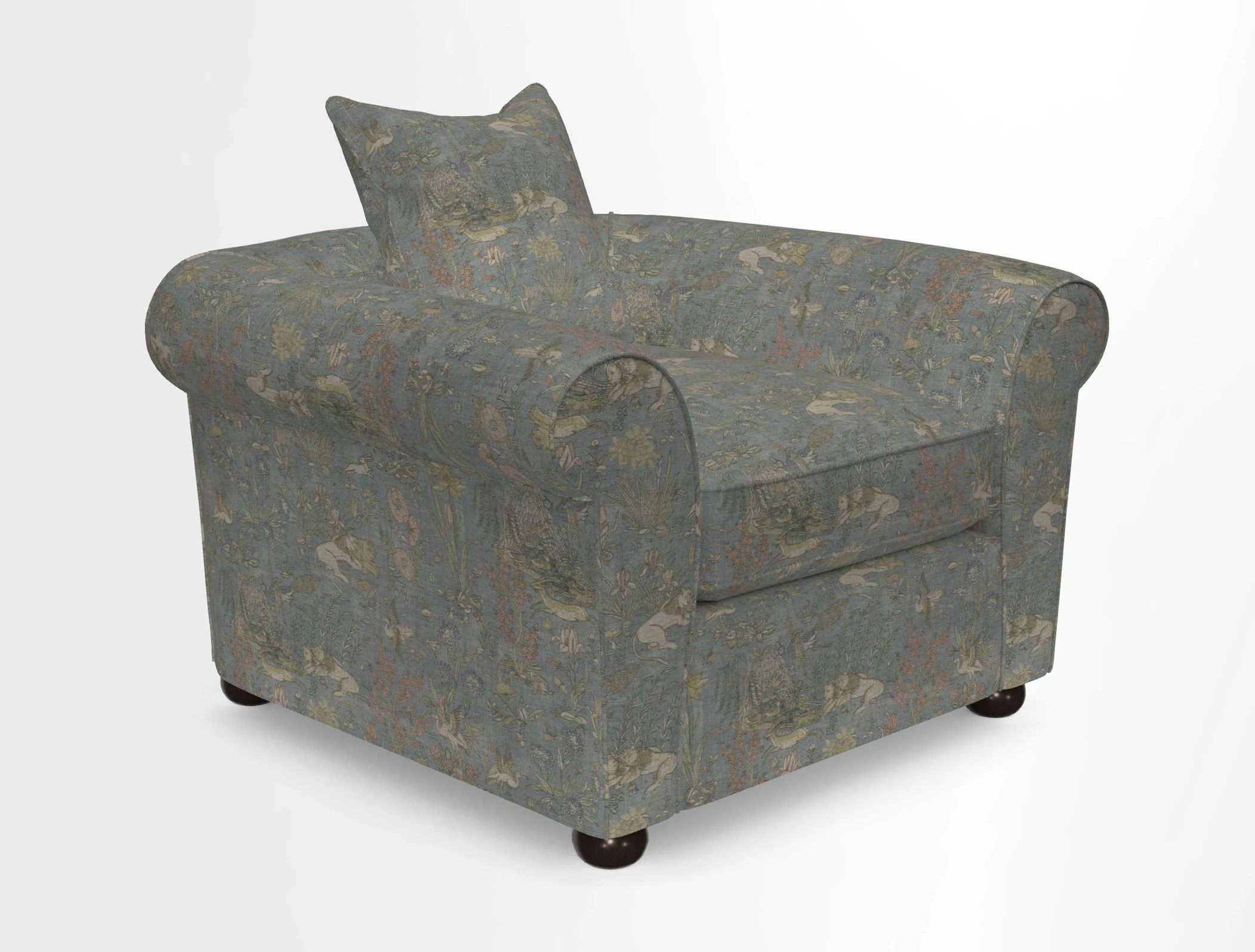 Lewes Chair in Two Tone Plain Biscuit