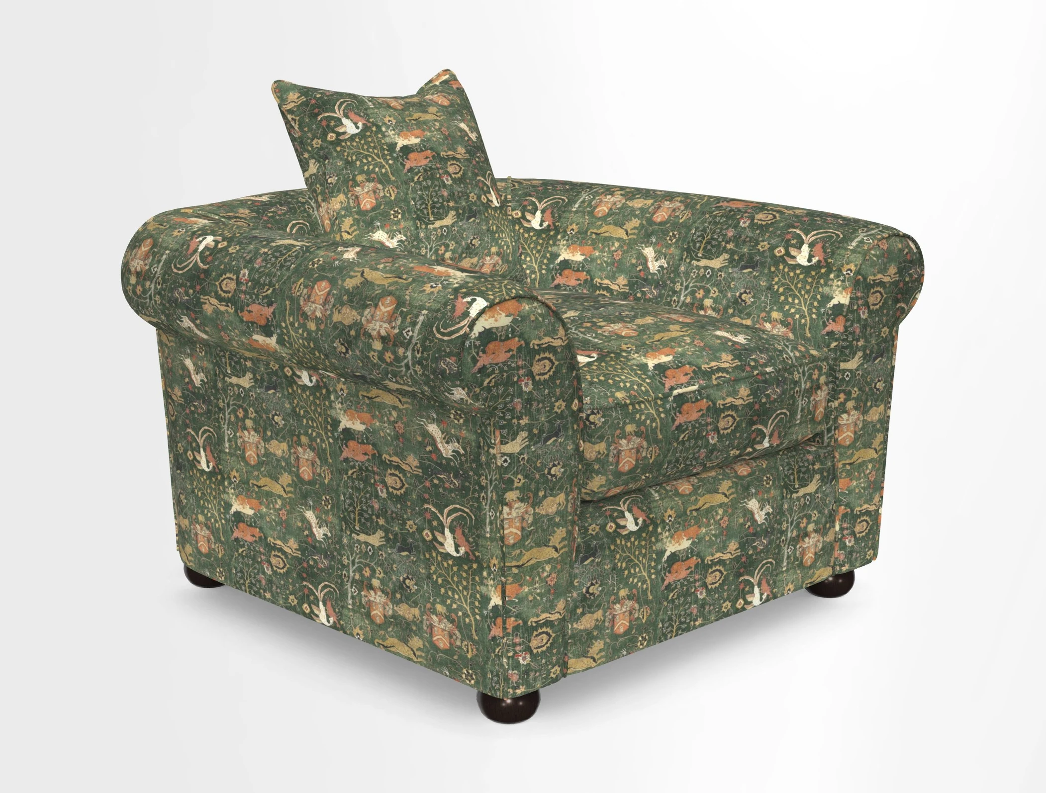 Lewes Chair in Two Tone Plain Biscuit
