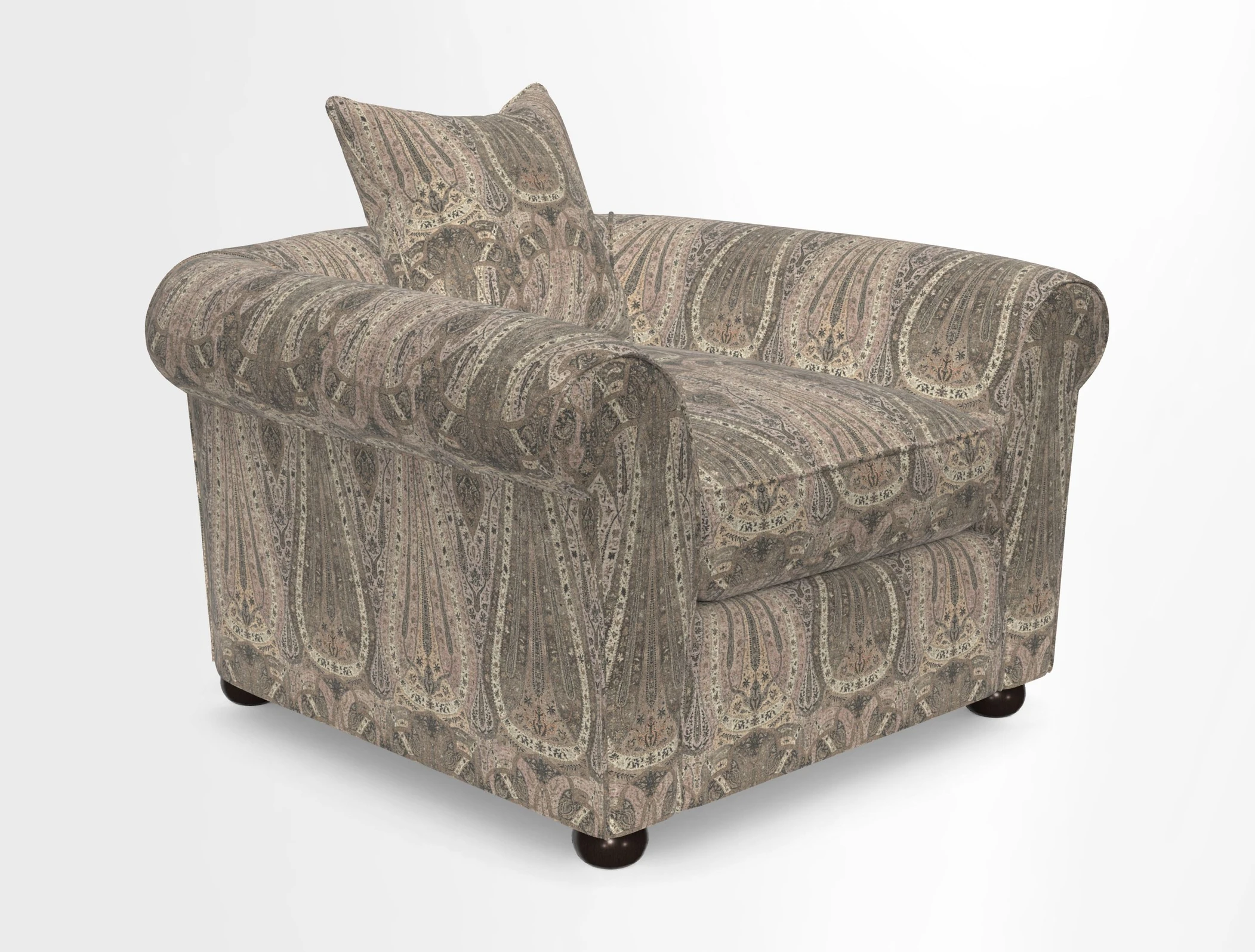 Lewes Chair in Two Tone Plain Biscuit