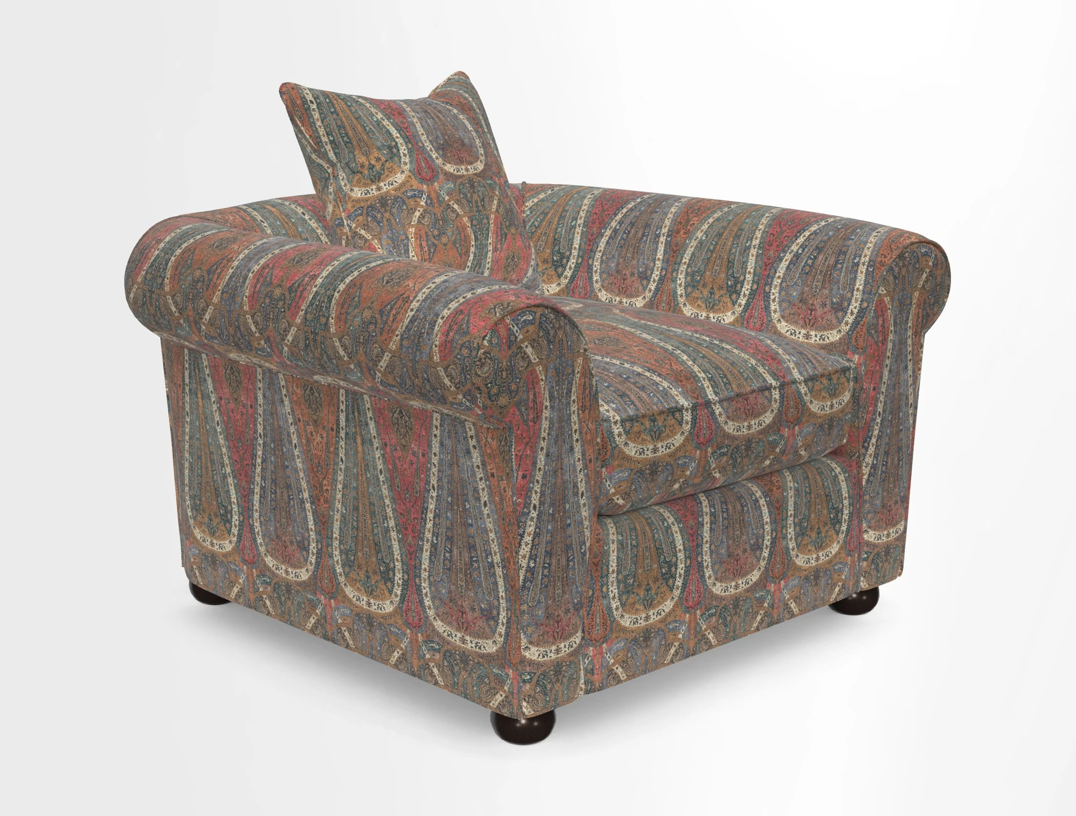 Lewes Chair in Two Tone Plain Biscuit