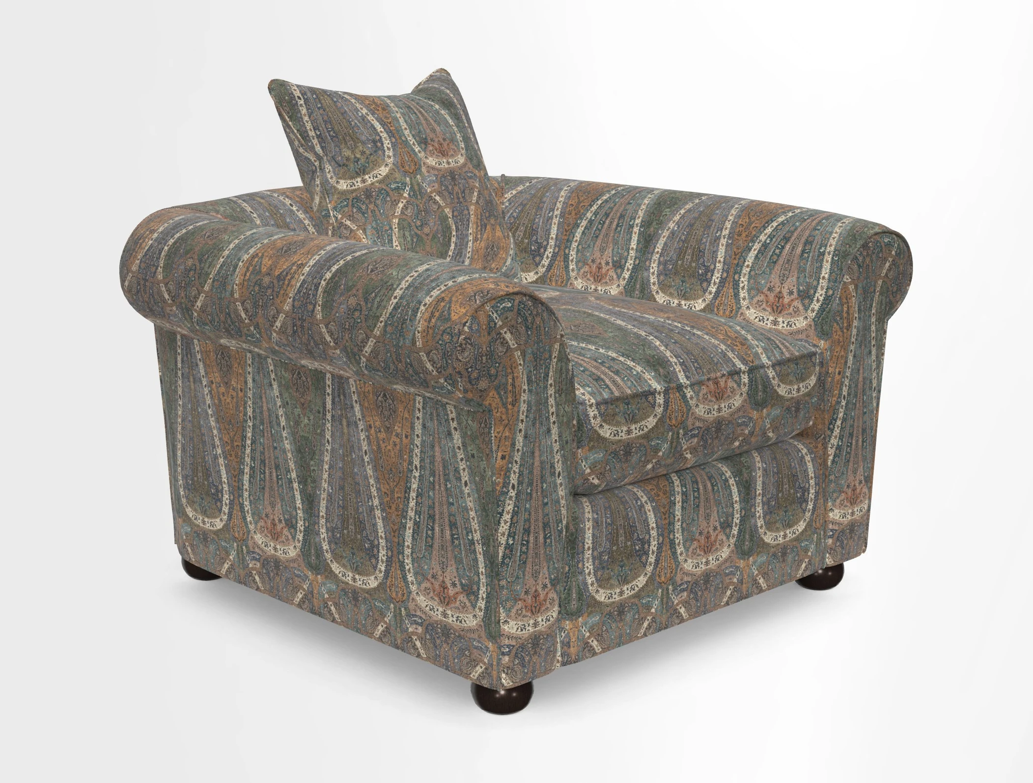 Lewes Chair in Two Tone Plain Biscuit