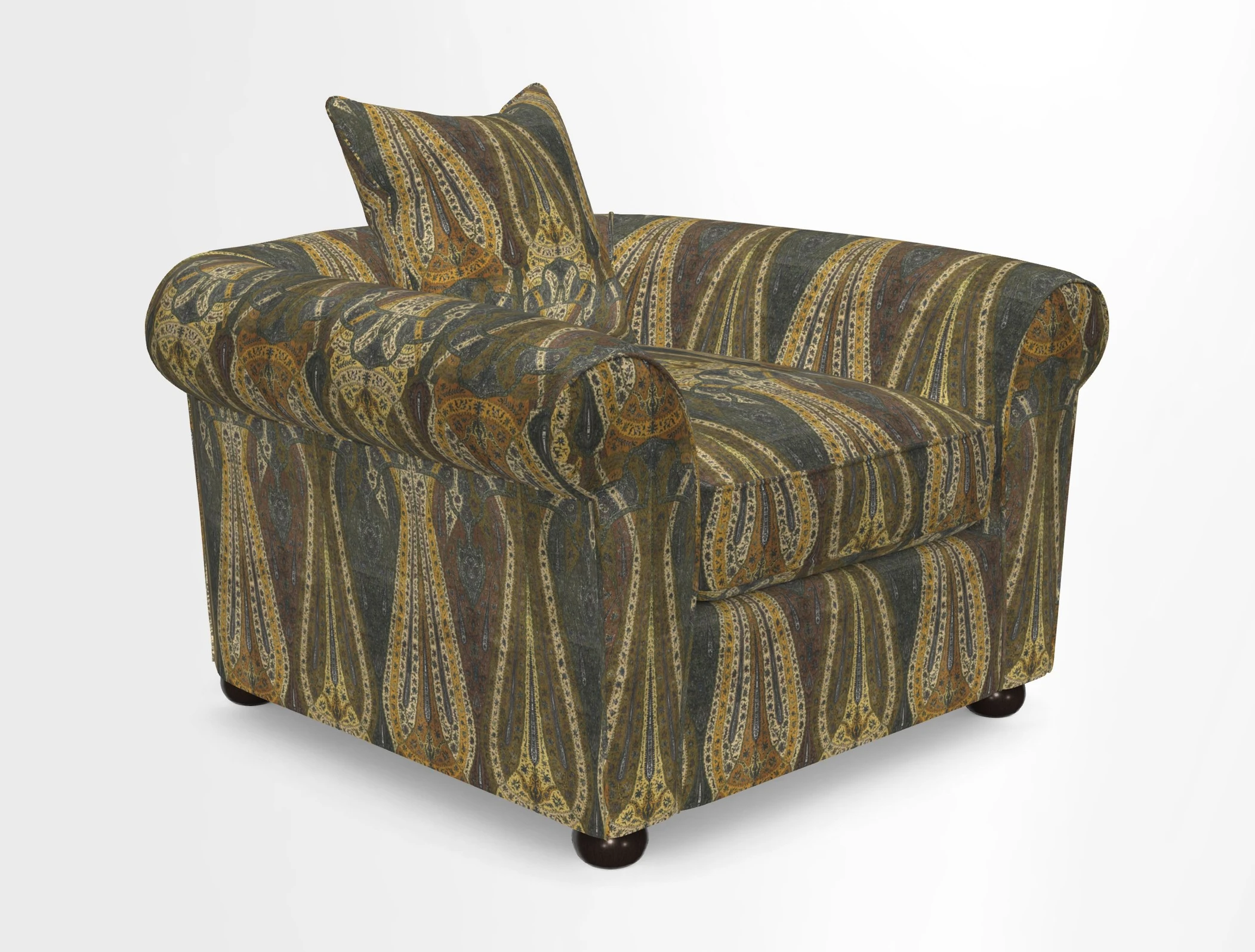 Lewes Chair in Two Tone Plain Biscuit