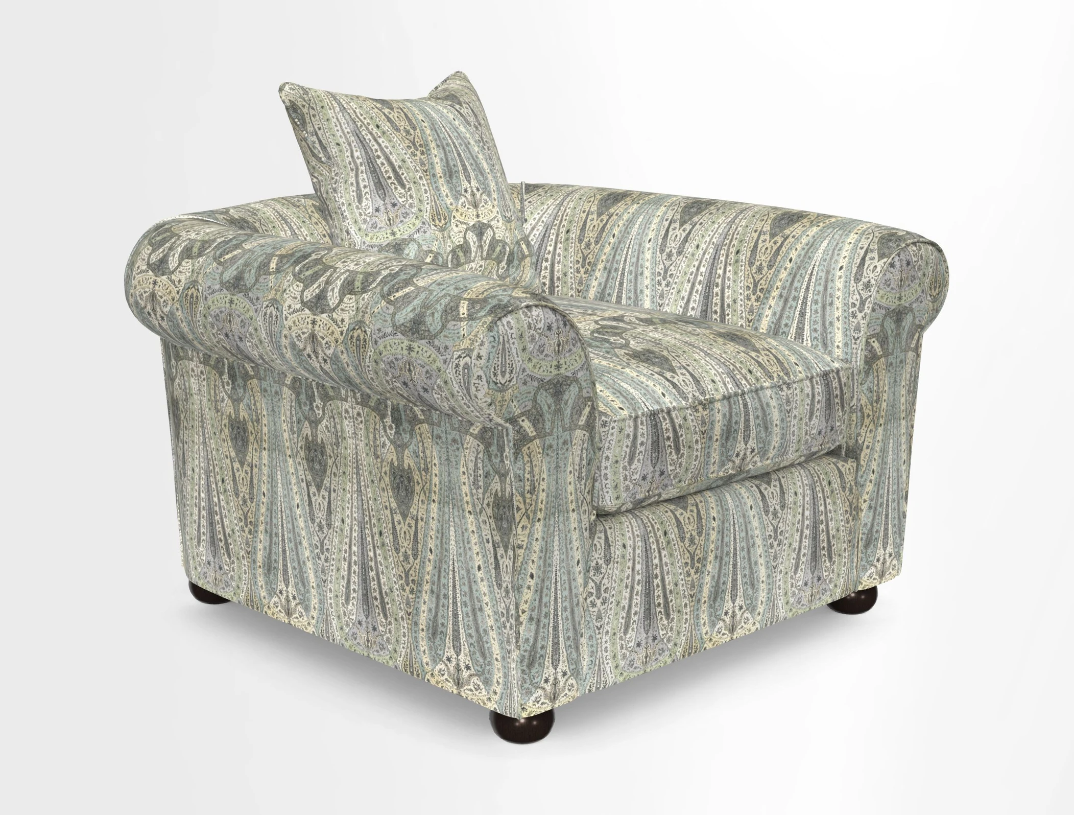 Lewes Chair in Two Tone Plain Biscuit