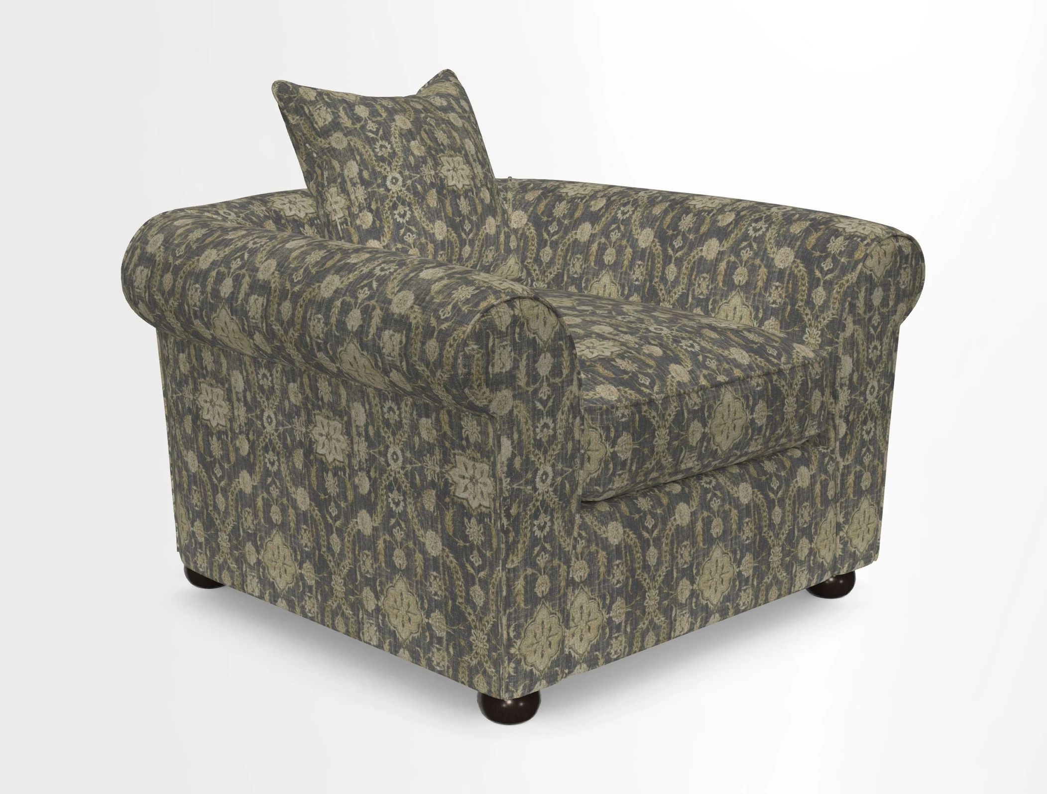 Lewes Chair in Two Tone Plain Biscuit