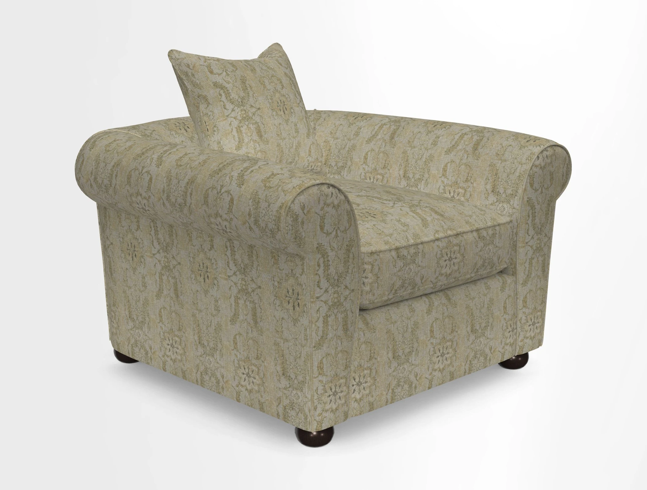 Lewes Chair in Two Tone Plain Biscuit