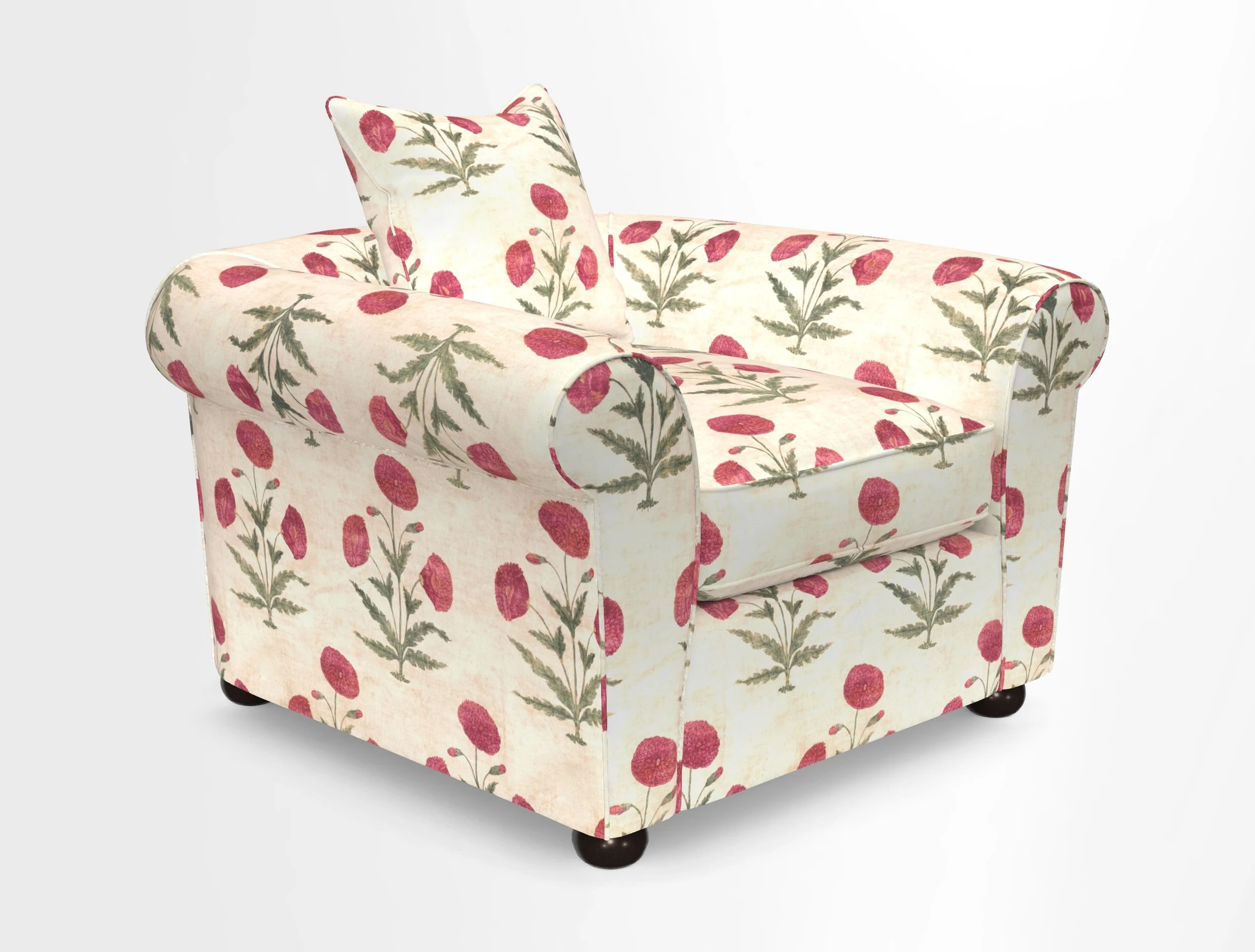 Lewes Chair in Two Tone Plain Biscuit