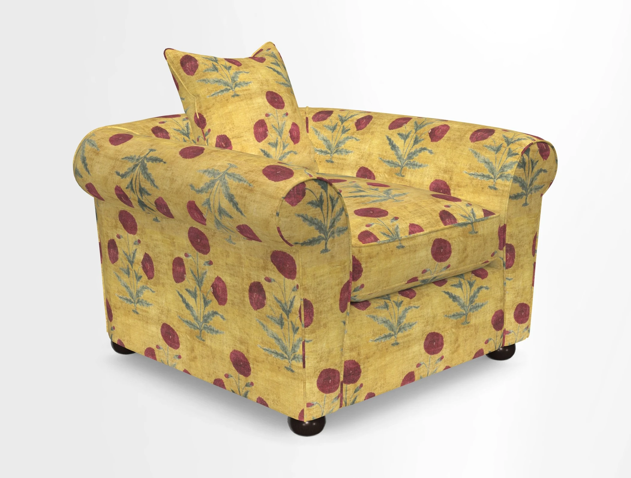 Lewes Chair in Two Tone Plain Biscuit