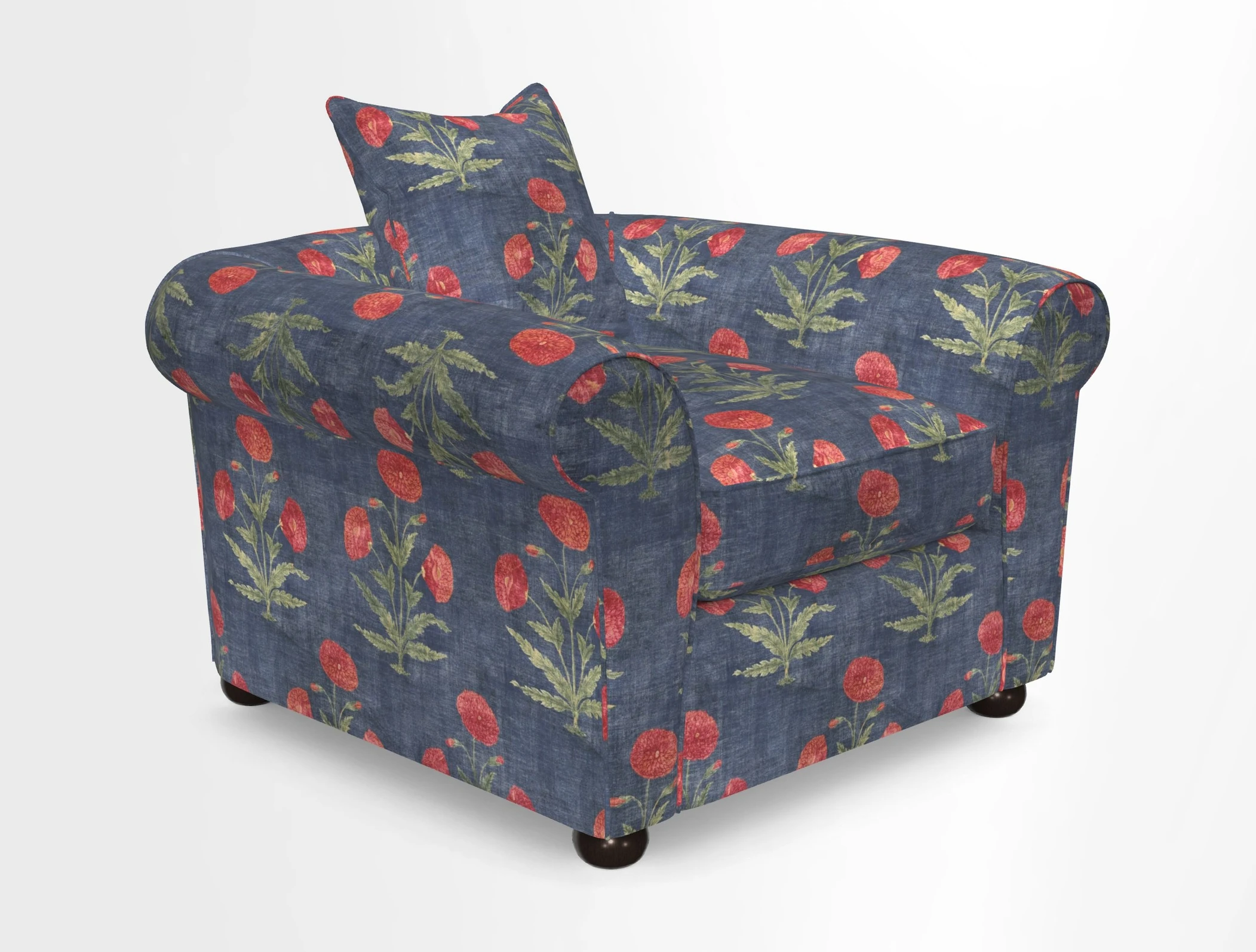 Lewes Chair in Two Tone Plain Biscuit
