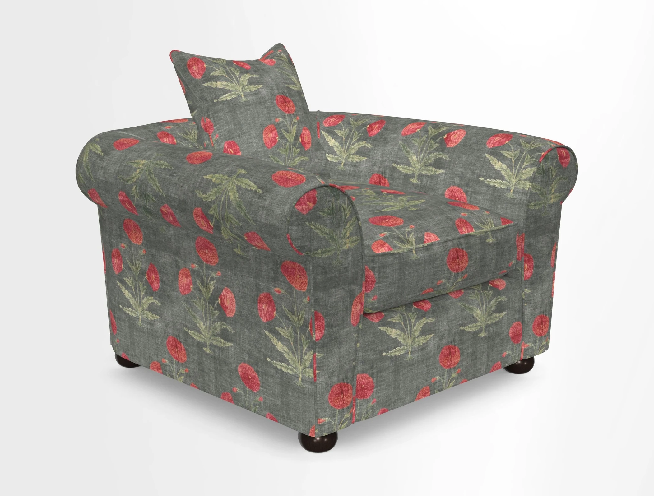 Lewes Chair in Two Tone Plain Biscuit