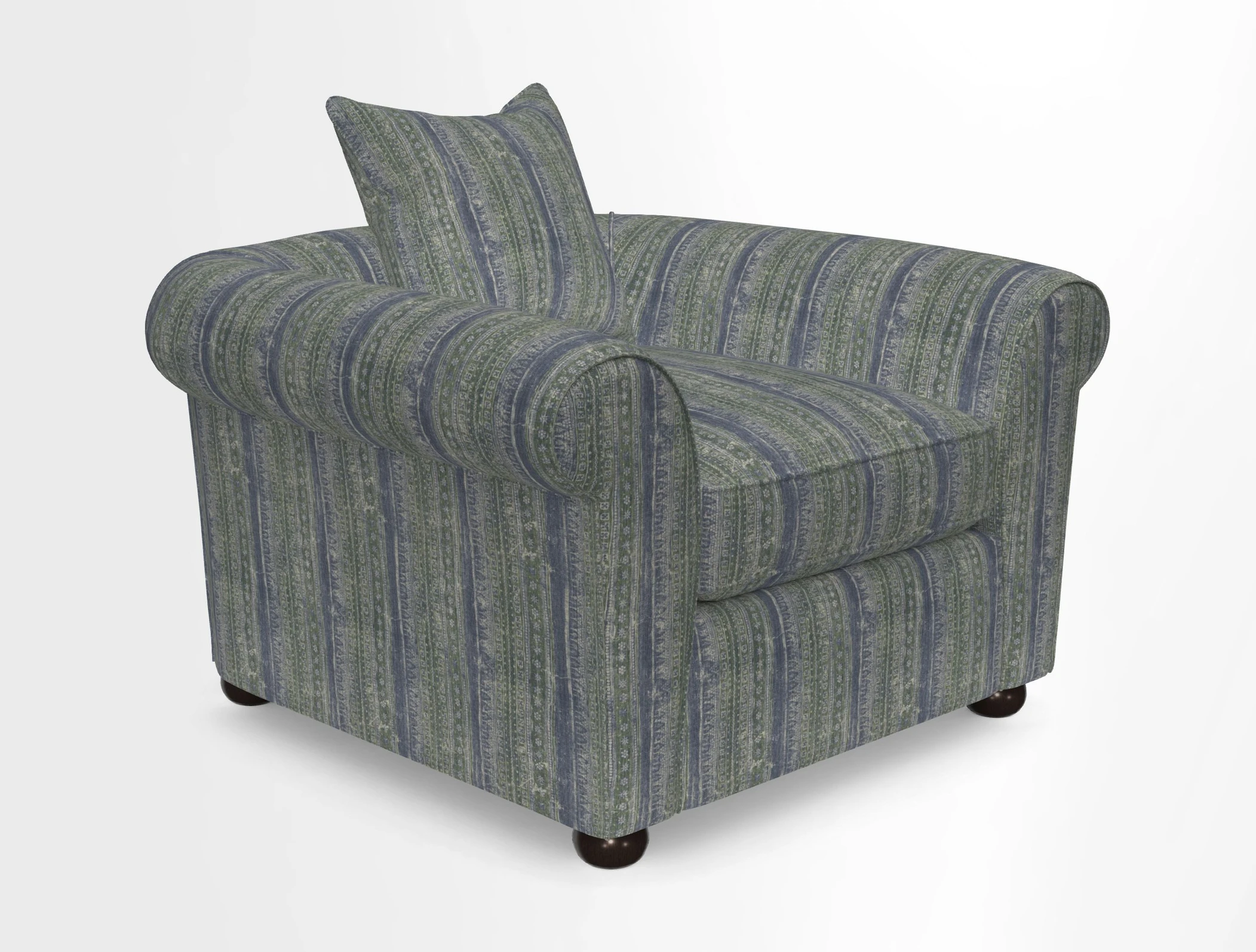 Lewes Chair in Two Tone Plain Biscuit