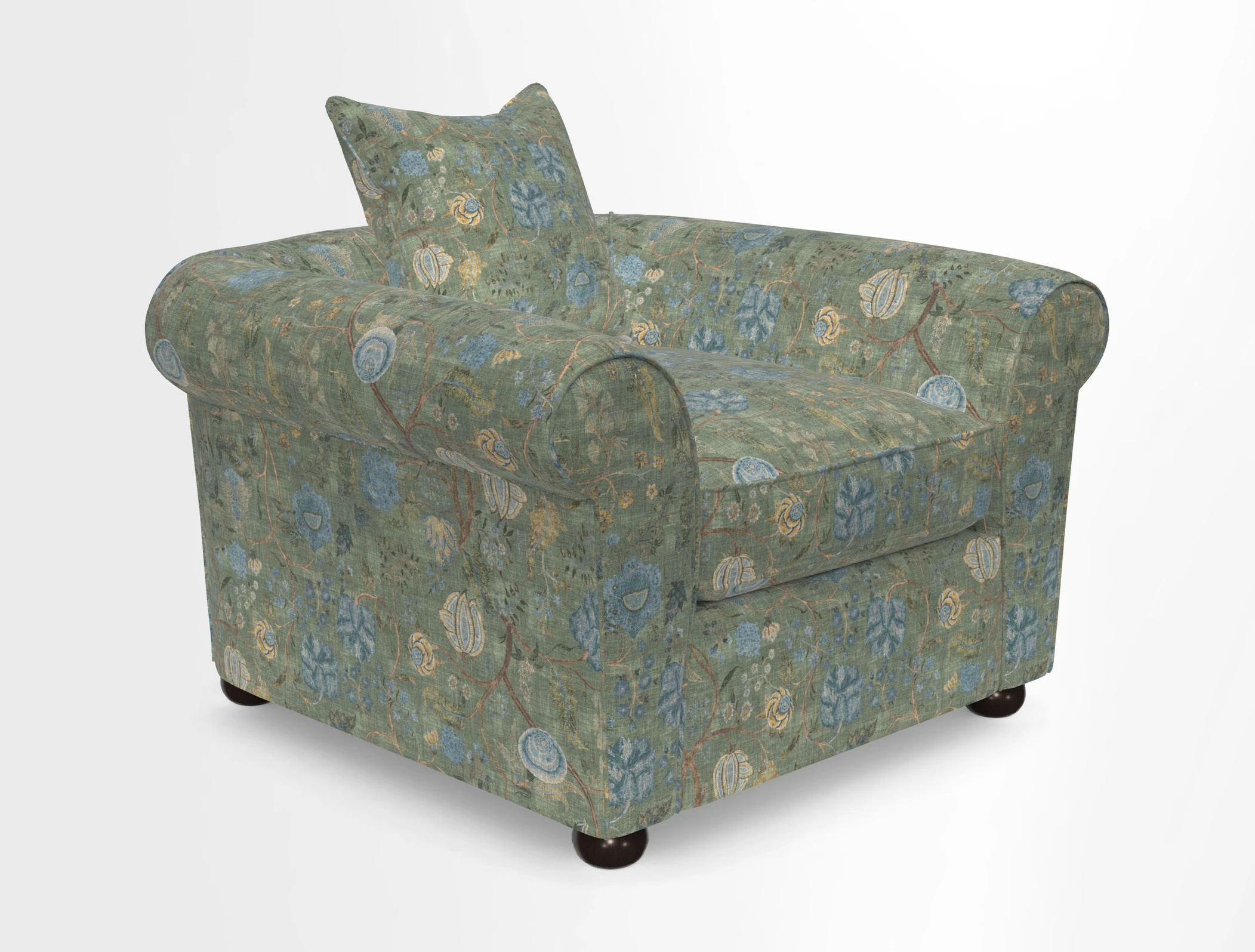 Lewes Chair in Two Tone Plain Biscuit