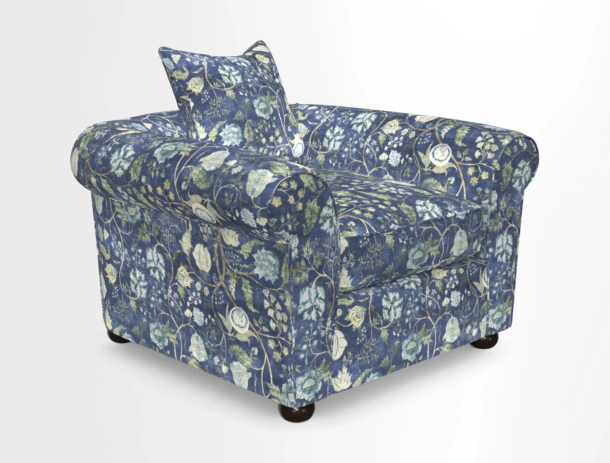 Lewes Chair in Two Tone Plain Biscuit