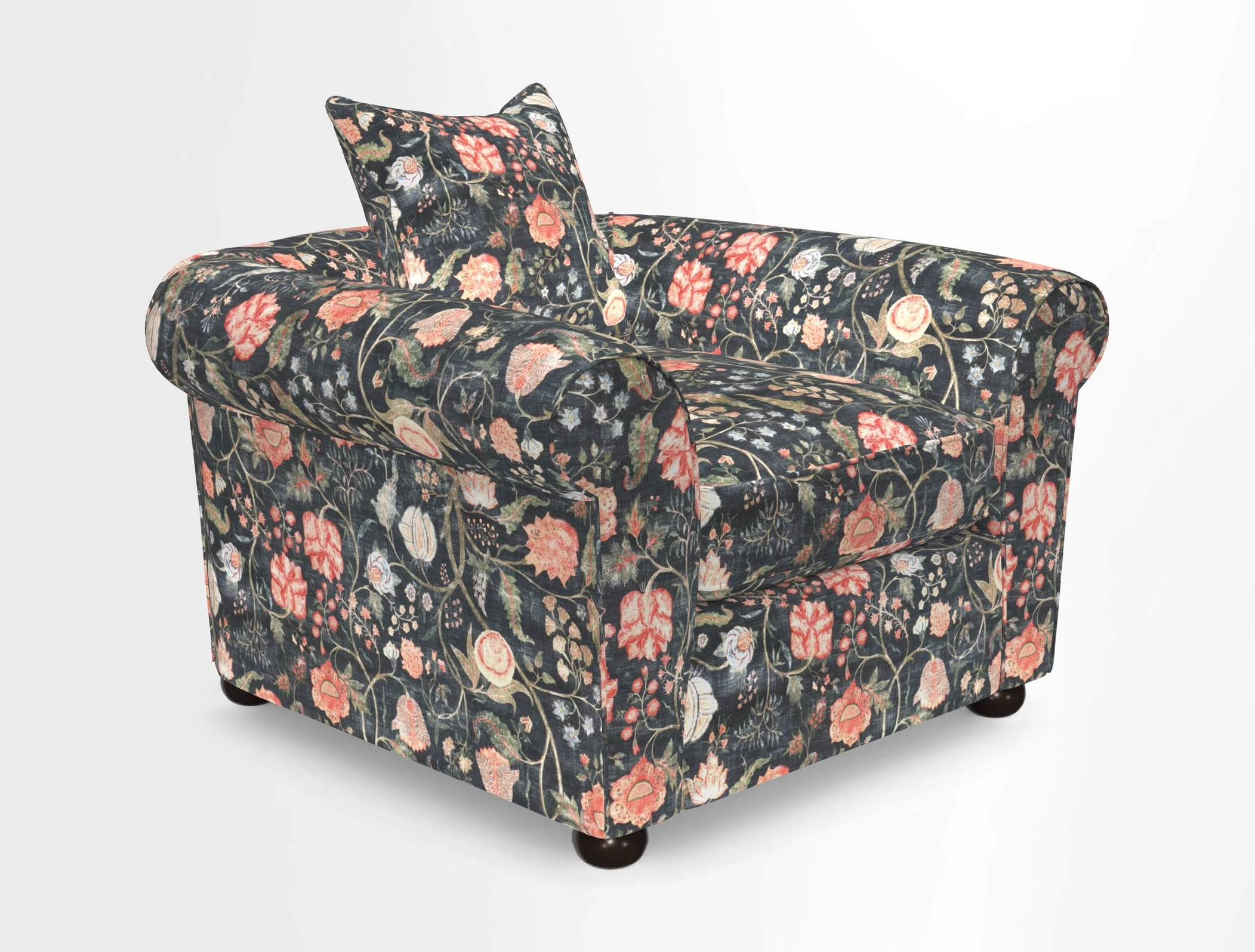 Lewes Chair in Two Tone Plain Biscuit