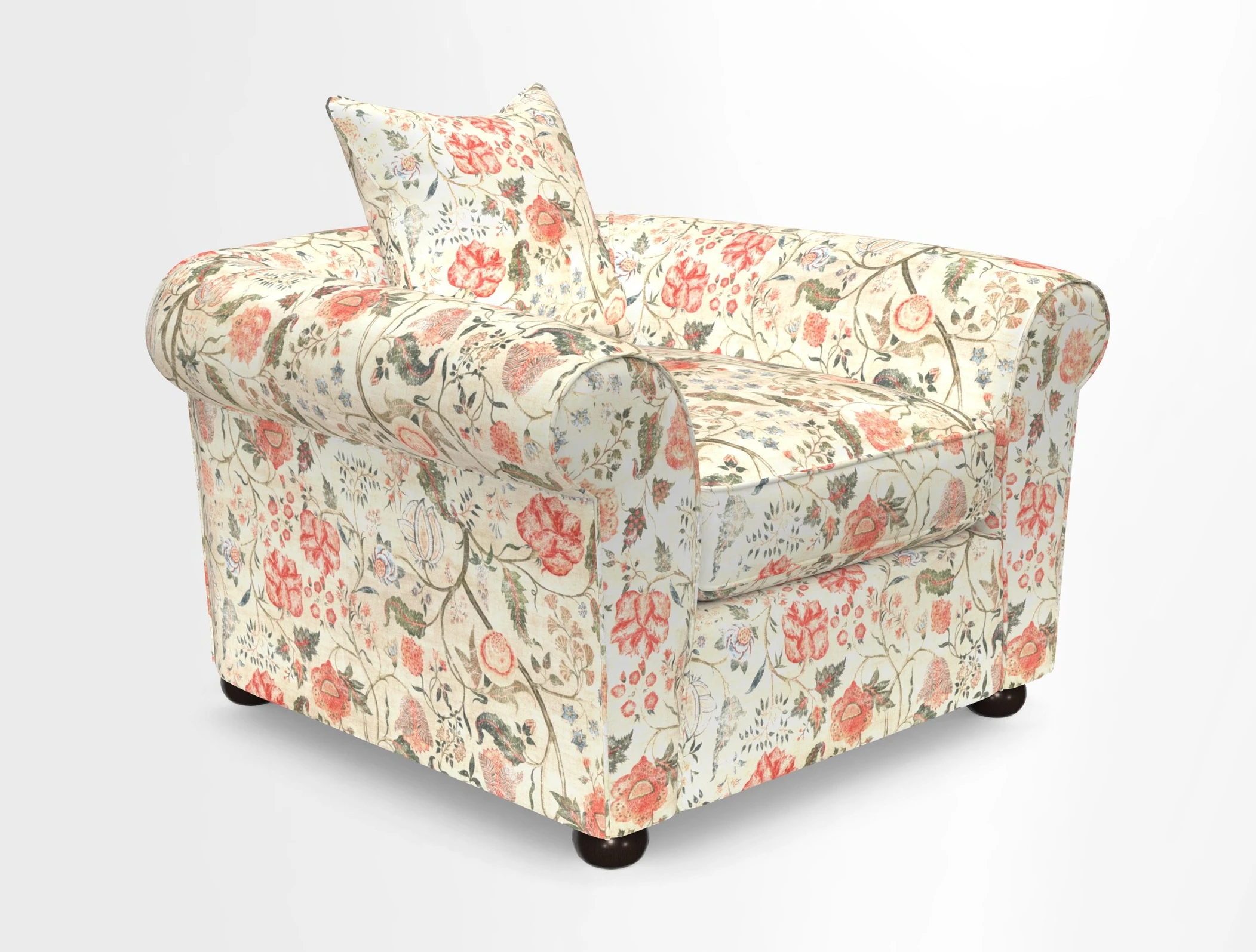 Lewes Chair in Two Tone Plain Biscuit