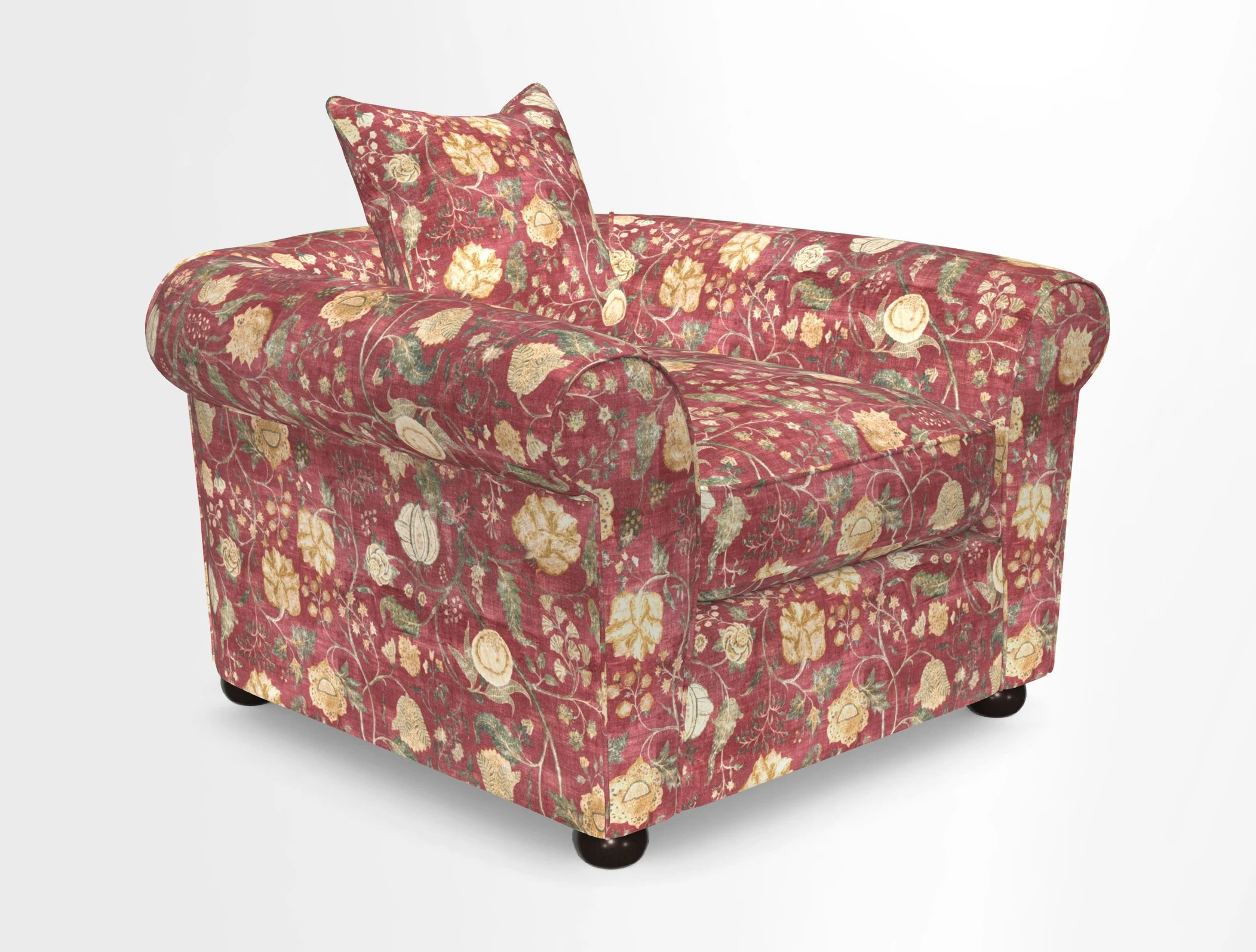 Lewes Chair in Two Tone Plain Biscuit