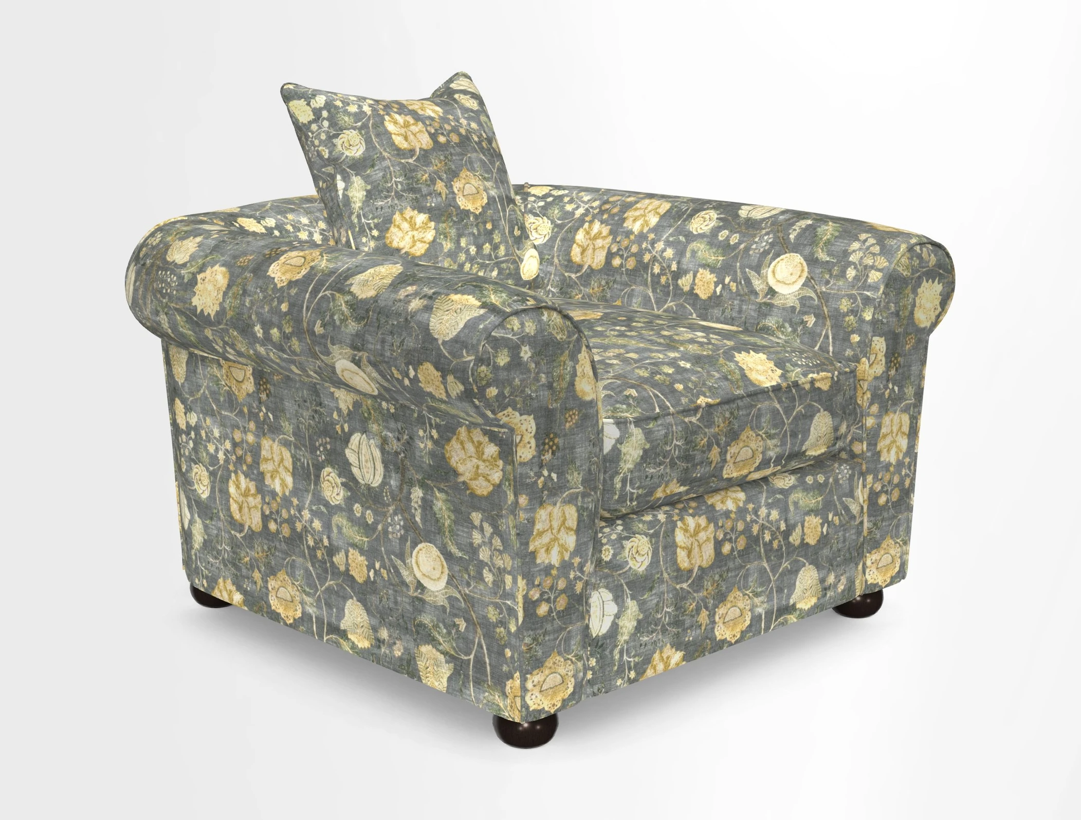 Lewes Chair in Two Tone Plain Biscuit